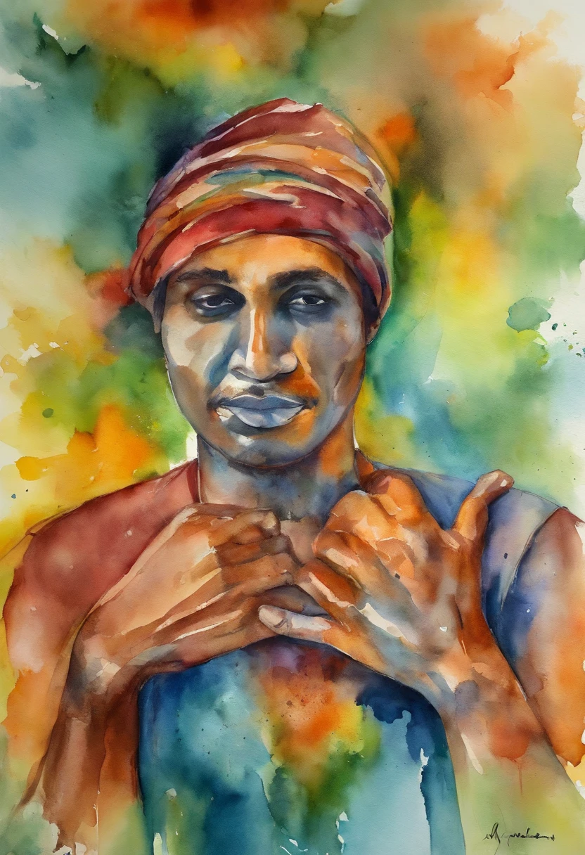 A man extending both hands forward, bem vestido, hands together, Countenance of a serious person, Showing Affection, amizade, Extending your hands forward,  palms facing upwards, looking-into-camera, palms facing upwards, Man very close to the camera,  Don't show your body below the waist, Postura disciplinada.