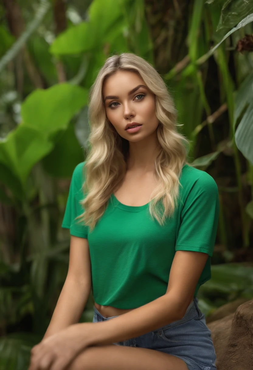 Oman with matching tank top and panties, fille sexy aux yeux vert, Portrait Sophie Mudd, Portrait de Corinna Kopf, cheveux blonds et grands yeux, selfie of a young woman, ohne Maquillage, maquillage naturel, Look directly into the camera, Visage avec Artgram, dezentes Maquillage, Superbe photo du corps entier, dans la chambre, gros seins, Blonde, Latin