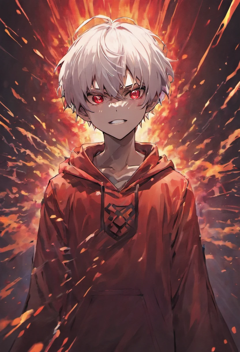 Ken Kaneki, ghoul, full power, fighting red eye, white hair, mask