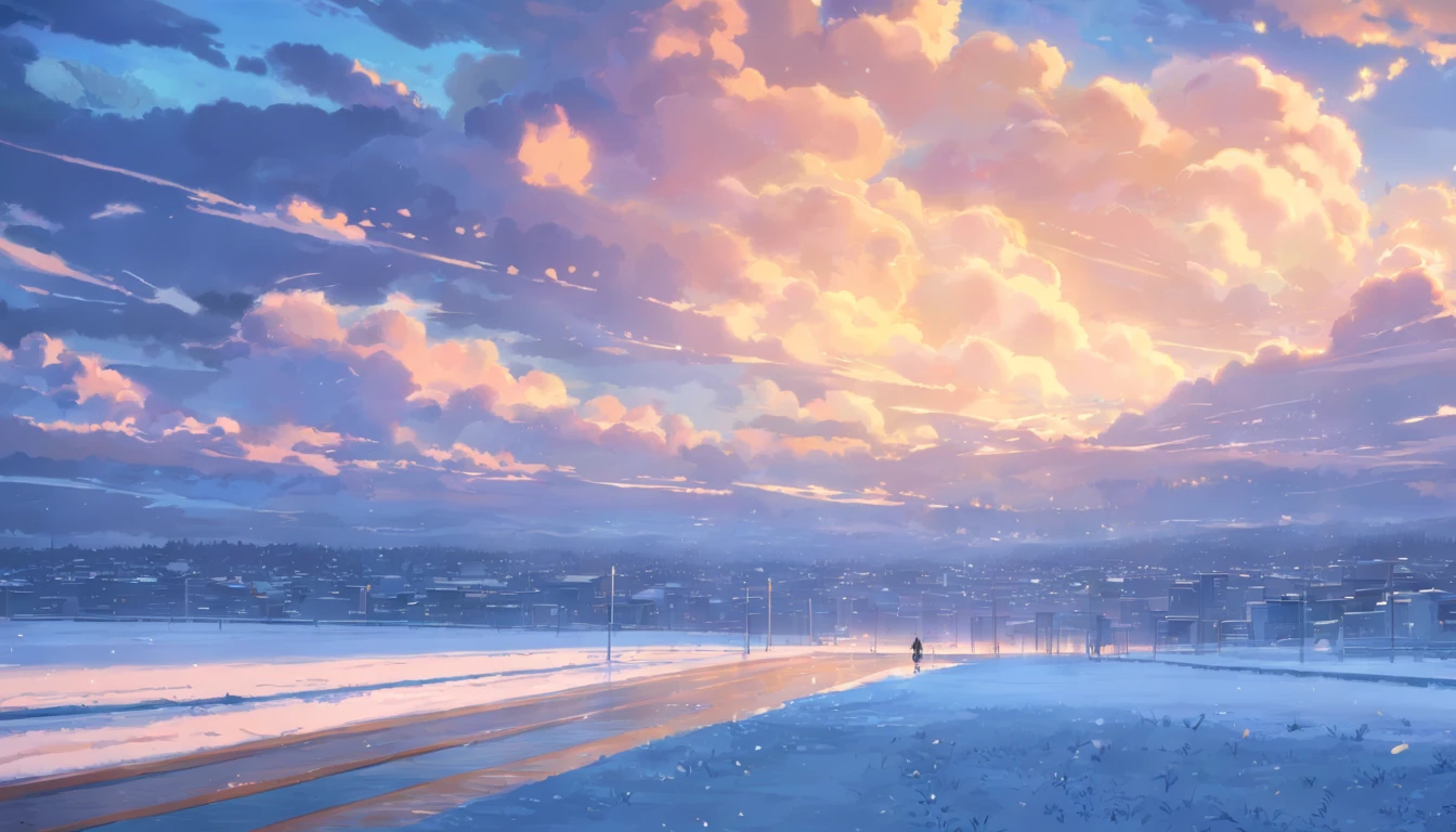 Background with　Winters　天空　cloudiness　bad weather　Mare