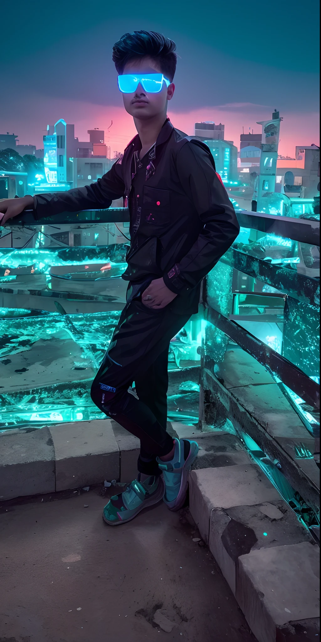 Change background cyber phakh hansam boy really face