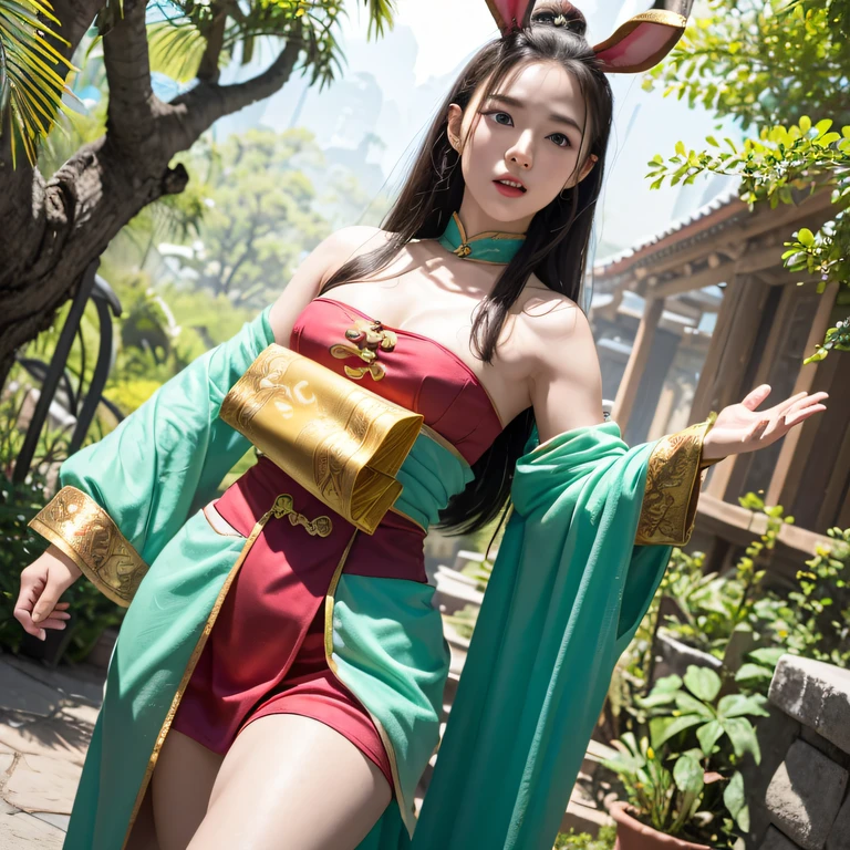 Adventure Rabbit(Extremely detailed Cg Unity 8K wallpaper,Masterpiece, Best quality, Ultra-detailed)In the movie, he plays the adventure rabbit,The performance of the Adventure Bunny is very natural and smooth,The Adventure Rabbit will be the humor of the Yellow Medicine Master、Funny、Adventure Rabbit affectionate、Boldness and other characteristics are vividly expressed,Let the audience have a strong interest and love for the role of the adventurous rabbit, and play the role of the three princesses in the movie,The performance of the Adventure Bunny is very humorous and hilarious,She will be the naughty of the three princesses、adolable、Characteristics such as willfulness and boldness are well expressed,Let the audience have a strong interest in and love her role as Ouyang Feng in the movie,His performance is very natural and humorous,He will make out with Ouyang Feng、Infatuated adventure rabbit、Characteristics such as persistence and madness are well expressed,Let the audience have a strong interest and love for his role, and play Hong Qigong in the movie,The performance of the Adventure Bunny is very funny and humorous,The Adventure Rabbit will eat Hong Qigong's gluttony、adolable、Interesting and bold features are well expressed,Let the audience have a strong interest in the role of the adventure rabbit and love to play the little sister in the movie,The performance of the Adventure Bunny is natural and cute,She will be the naivety of the little senior sister、Adventure bunny cute、Characteristics such as willfulness and boldness are well expressed,Let the audience have a strong interest in the character of the adventure rabbit,Love children,Blue eyes with long blonde hair and sparkling gothic lights)Adventure Rabbit