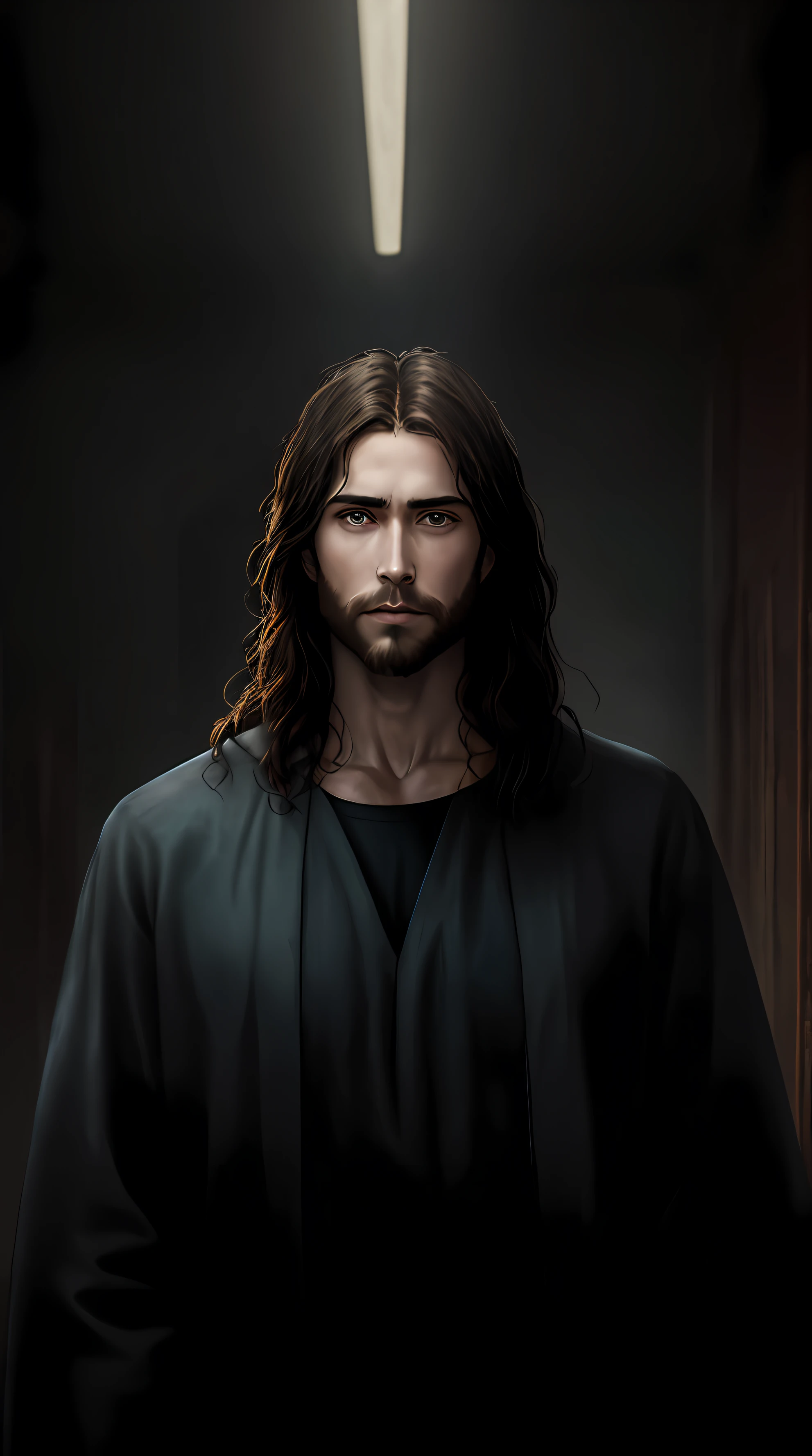 jesus walking in the water with his arms outstretched, jesus walking on water, jesus christ, jesus, god of the ocean, dressed like jesus christ, jesus of nazareth, greg olsen, jesus christ going super saiyan, the lord and savior, the god of the sea, gigachad jesus, portrait of jesus christ, coming out of the ocean, fan art