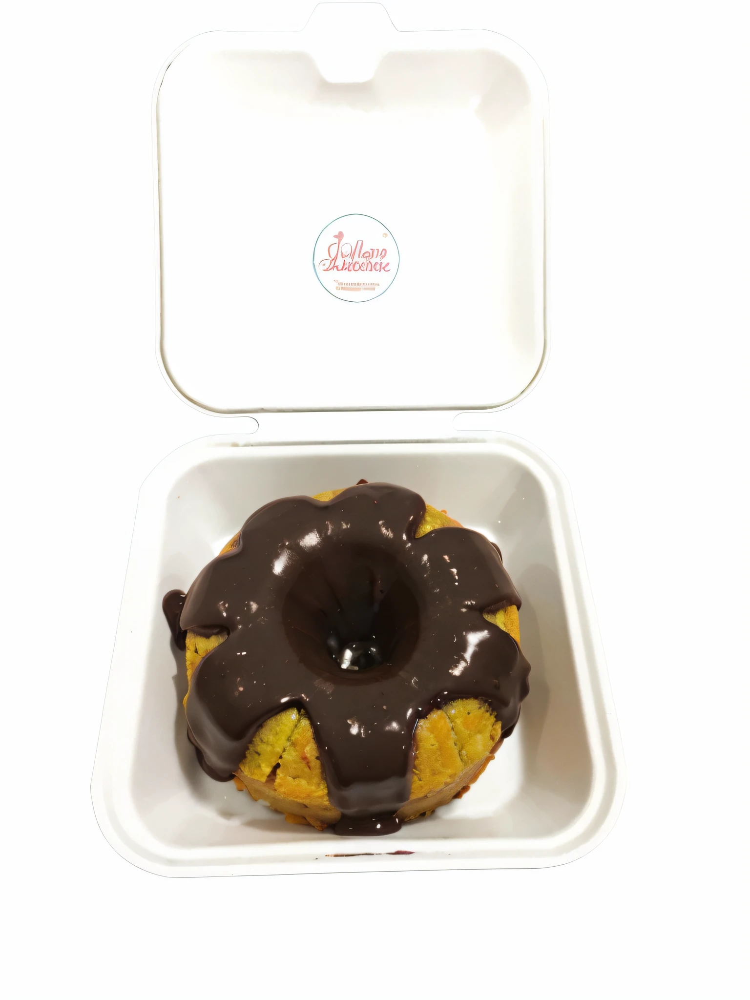 There's a carrot cake with chocolate frosting on top, decadente, calda de chocolate, delicioso, festivo, feito de vidrado, Vidrado, caseoso, cobertura de chocolate, holiday season, quente, delicioso,🥕, sufocado chocolate derretido, 4k polymer clay food photography