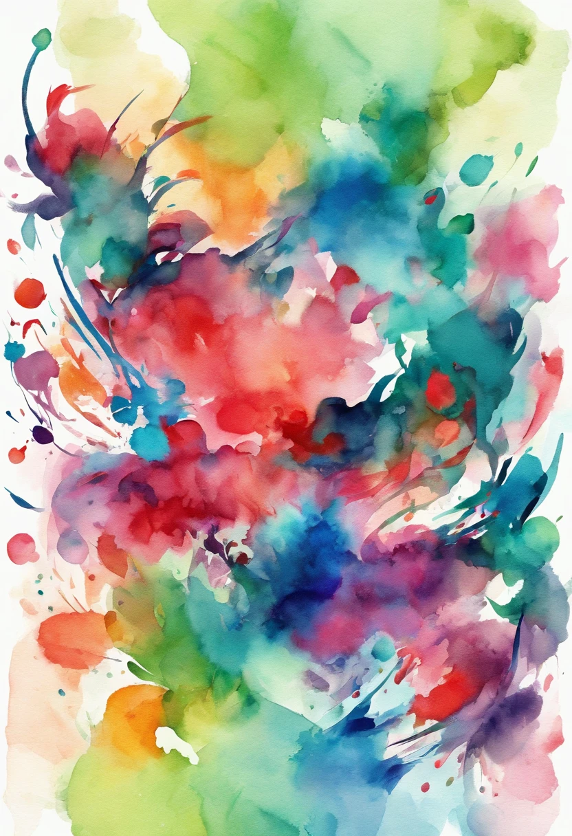 3d aquarela abstrata,fundo escuro,high resolution,alta qualidade,colorido,verde,vermelho,azul