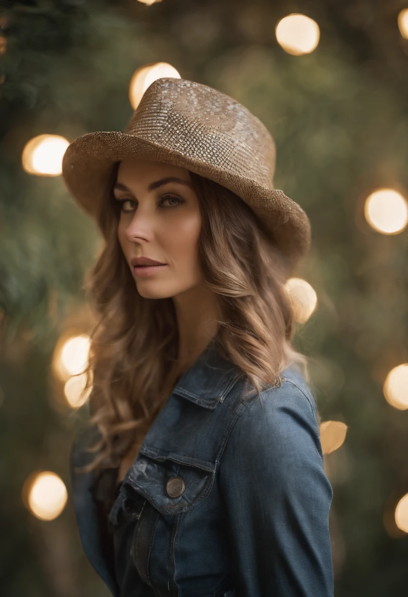 A spotlight lit photo of a hairstyling umbrella, advertised product as a designed idea