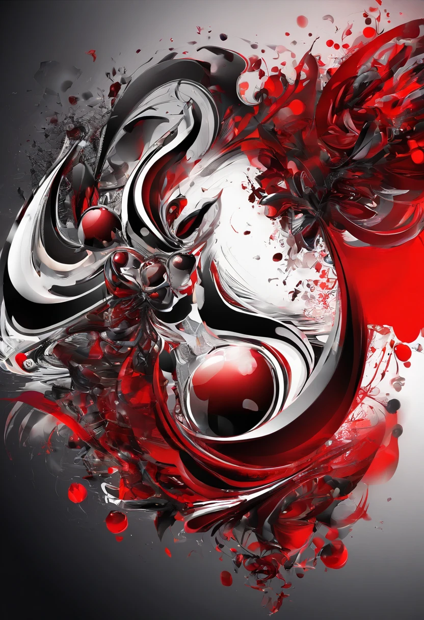 3D акварельная абстракция,Dark background,High Resolution,hiquality,Kroschnoe, Toxic Color, The color of blood, noir