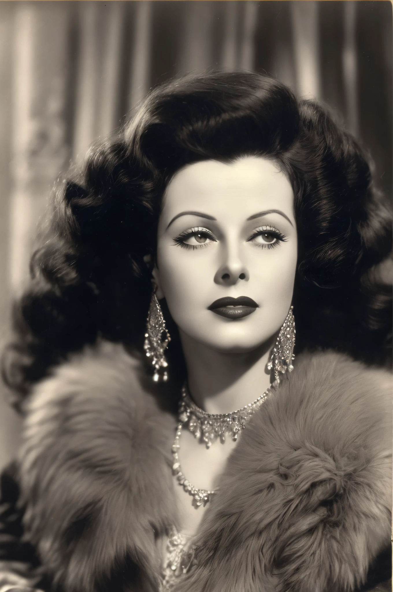 Hedy Lamarr,, An old photo of the most stereotypical woman of the 1930s, excepto que ella es muy, muy tetona