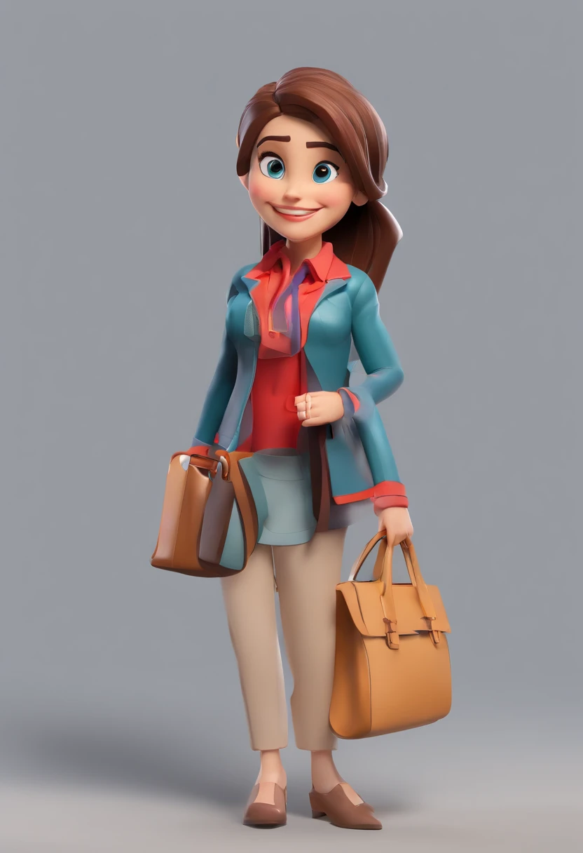 Personagem 3D com Terno Preto, sorridente, estilo disney, 3D Animation Character Style, camisa branca, Gravata Vermelha, ....3d, Processados, Realtor, confiante, attention to detail, terno perfeitamente adaptado, Paleta de cores vivas, cabelos imaculados, Realtor,happy expression,olhos inteligentes,pose confiante,professional background,Carreira de sucesso,gostando do seu trabalho,