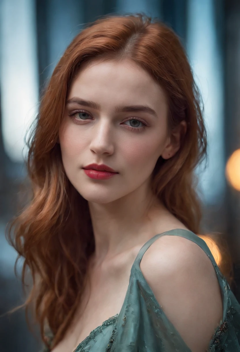 Realistic photo, a realistic photo of 30yo adult medieval woman queen wearing a purple dress, red hair, medieval castle, blue eyes, perfect nose, round face, straight eyebrow, (1girl), (extremely detailed CG unity 8k wallpaper), photo of the most beautiful artwork in the world, professional majestic, (big-breasted:1.5) (photography by Steve McCurry), 8k uhd, dslr, soft lighting, high quality, film grain, Fujifilm XT3 sharp focus, f 5.6, High Detail, Sharp focus, dramatic, (looking at viewer:1.2), (detailed pupils:1.3), (natural light), full body.