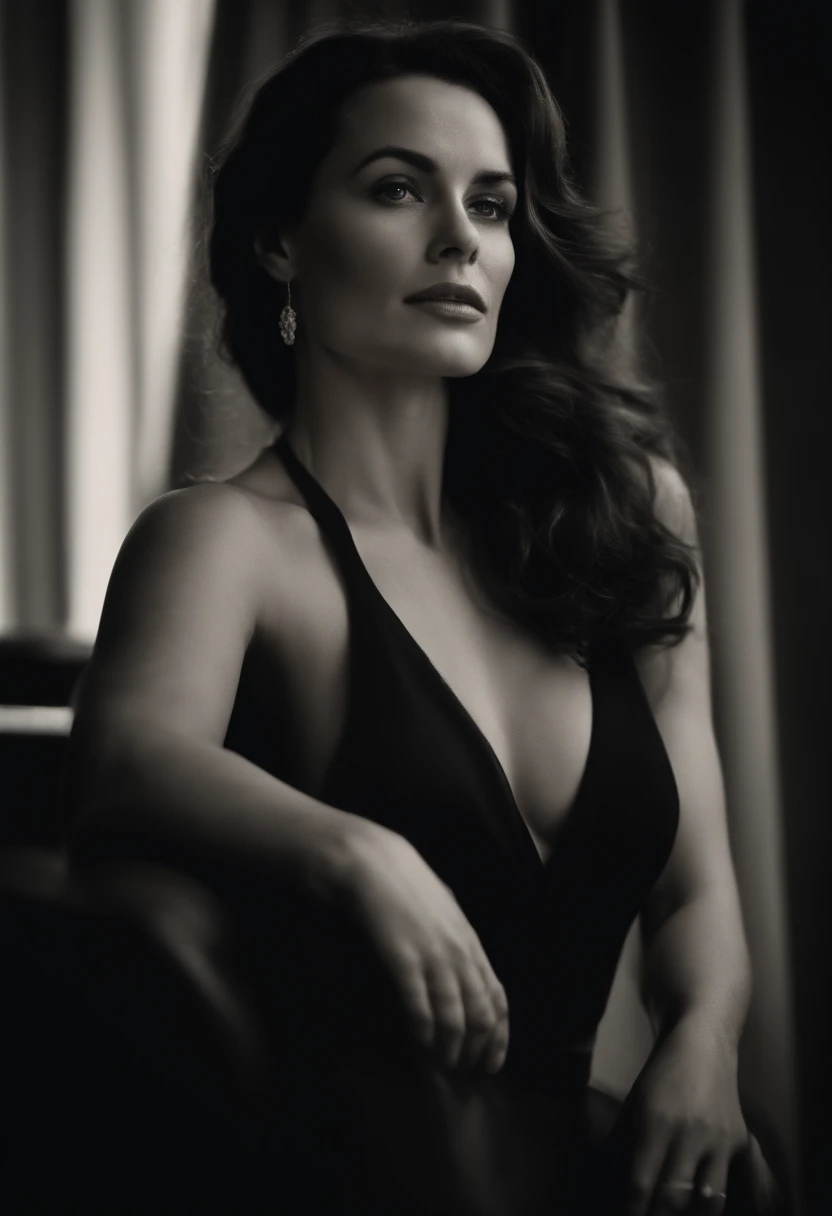 Actrice hollywoodienne nue de face grosse poitrine