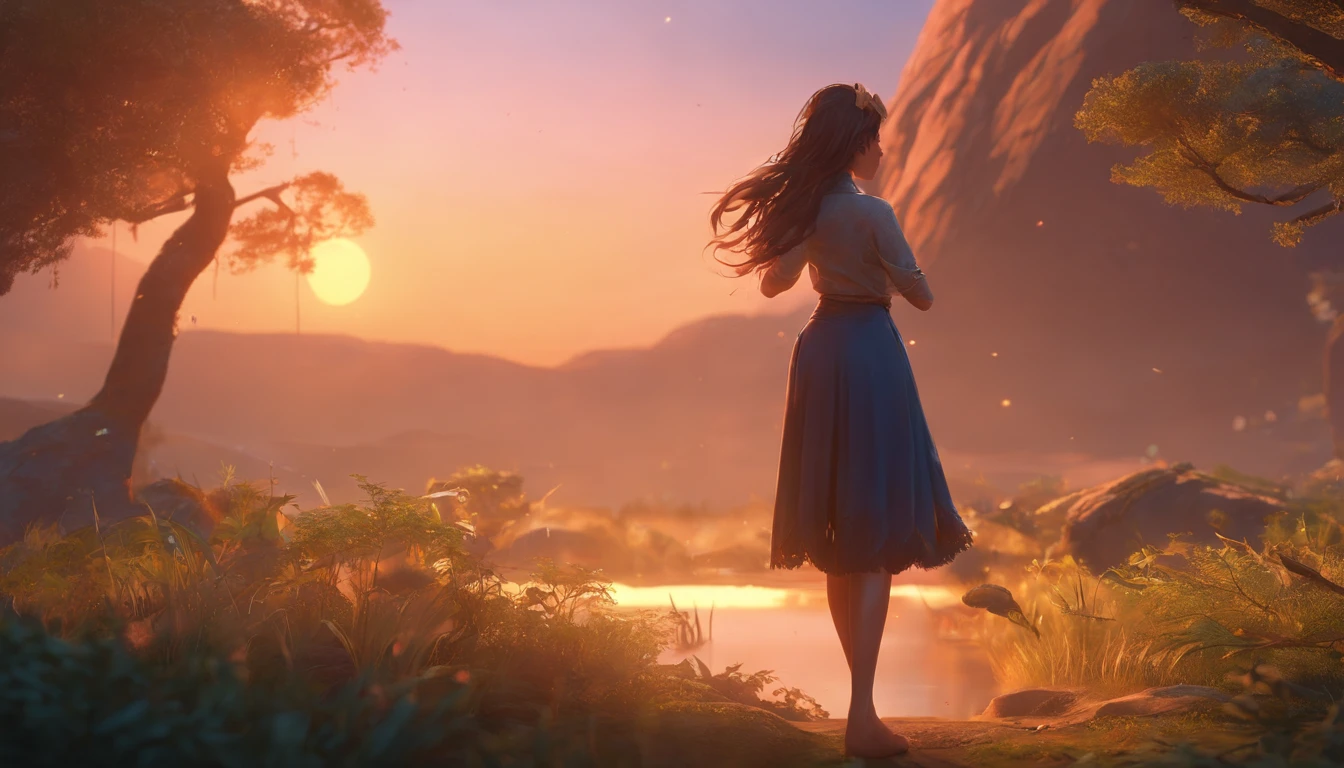 1girl, barefoot, feet, skirt, breasts, outdoors, looking_at_viewer, tree, blush, bare_legs, sitting, solo, large_breasts, black_skirt, mole, legs, bare_shoulders, toes, thighs, shirt, off_shoulder, sidelocks, bush, day, long_sleeves, leg_hug, mole_under_eye, pleated_skirt, mole_under_mouth, "glow effects, godrays, Hand drawn, render, 8k, octane render, cinema 4d, blender, dark, atmospheric 4k ultra detailed, cinematic, Sharp focus, big depth of field, Masterpiece, colors, 3d octane render, 4k, concept art, trending on artstation, hyperrealistic, Vivid colors, extremely detailed CG unity 8k wallpaper, trending on CGSociety, Intricate, High Detail, dramatic", anime coloring, anime screencap, sweating, steaming body, fog