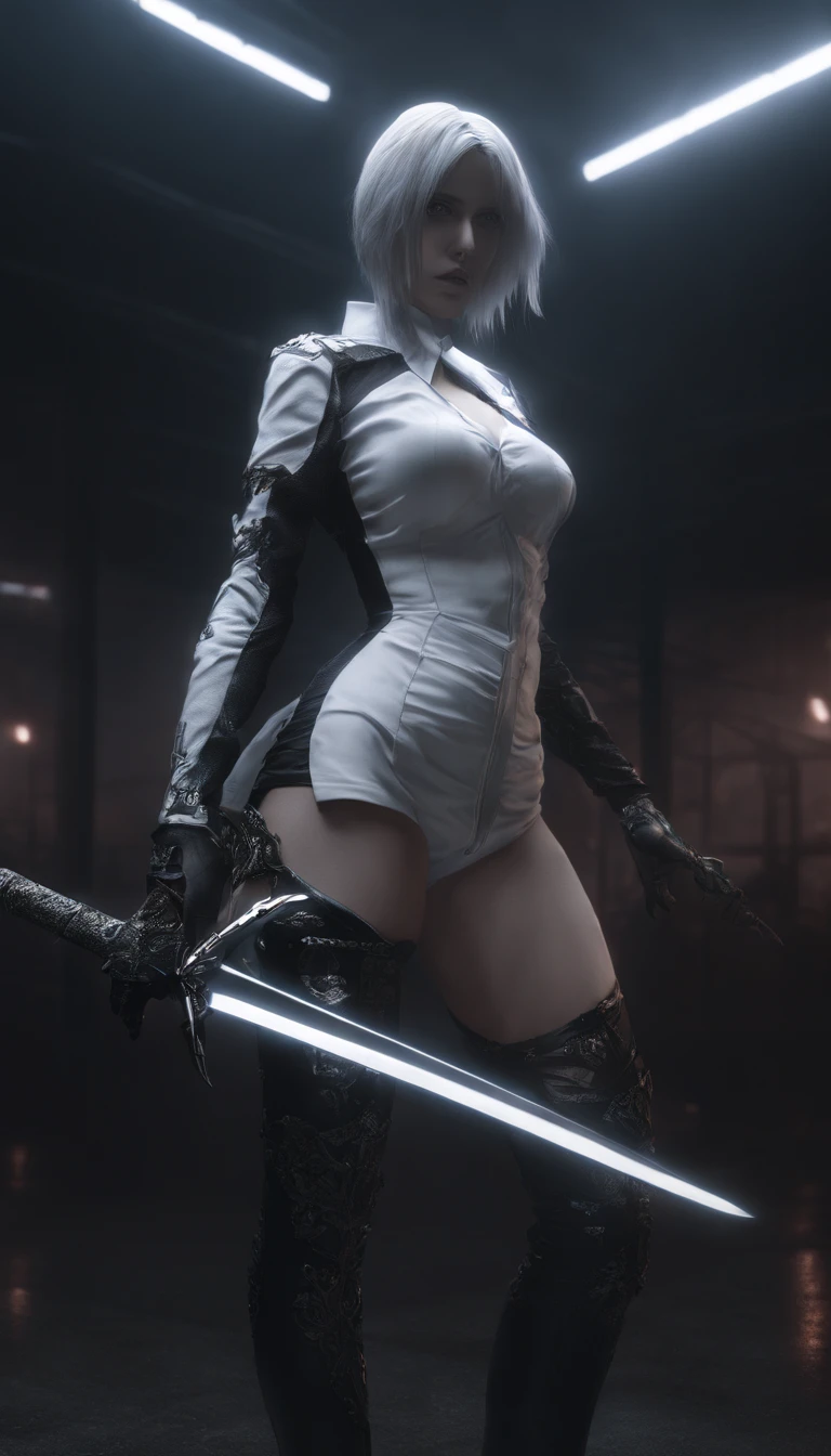 Blue Hair Surrealism, Character table, Reference Table, Standing painting, 8K, Super Detail, 1080P, Women HD, 4K, 8K, 16K, high resolution, best quality, high quality, Anatomically correct, masterpiece, precise, Ultra HD,grace,Unreal Engine,Delicate face,Long braids,slim,Long legs,miniskirt