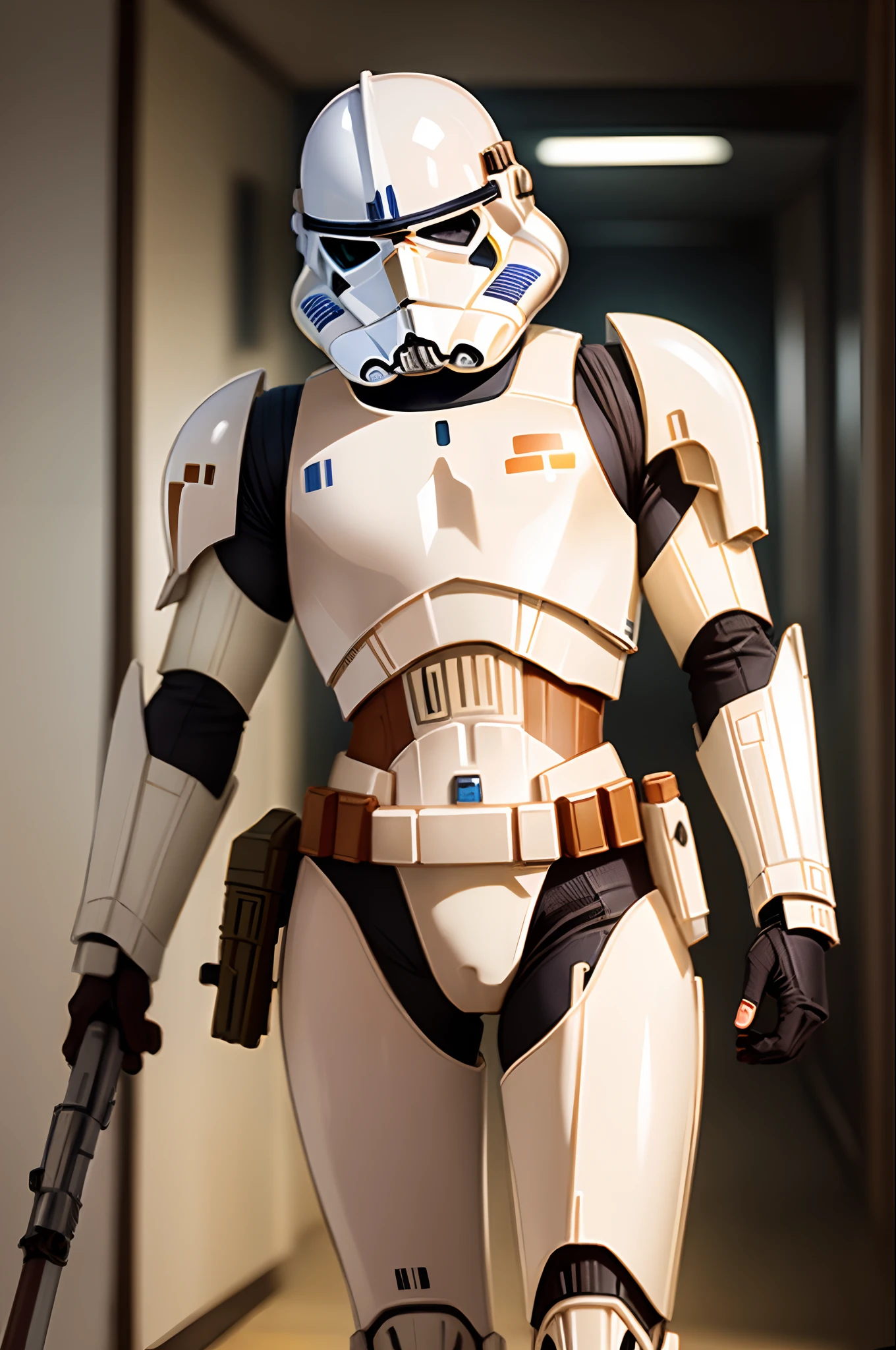 Hyper realistic clone trooper