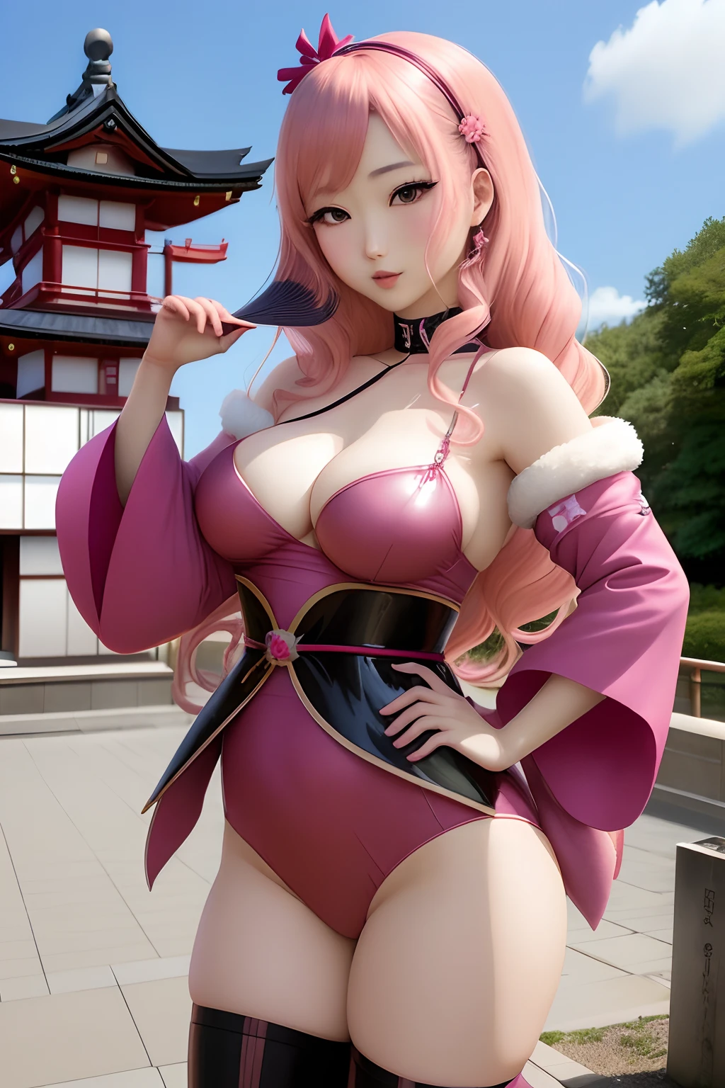 Femme sexy de style anime japonais se fait baiser