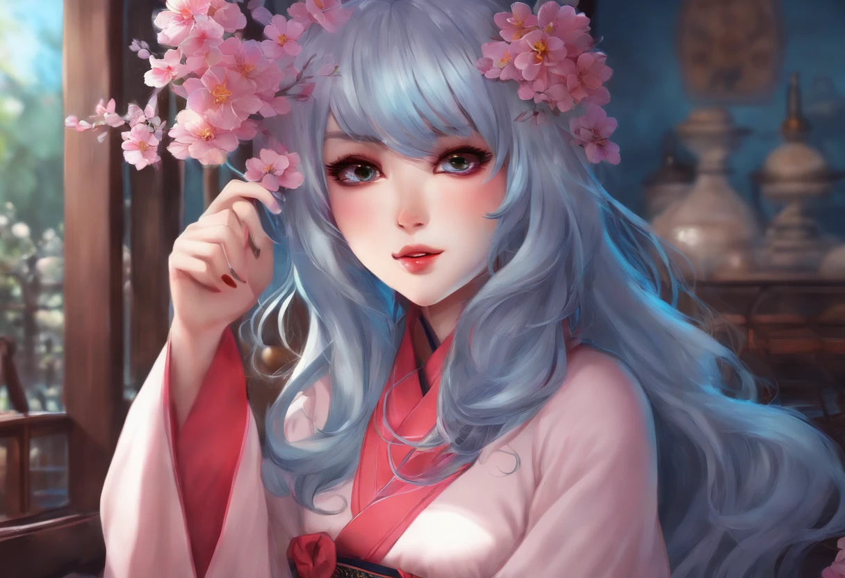 crea un fan art del anime jujutsu personaje mei mei hentai