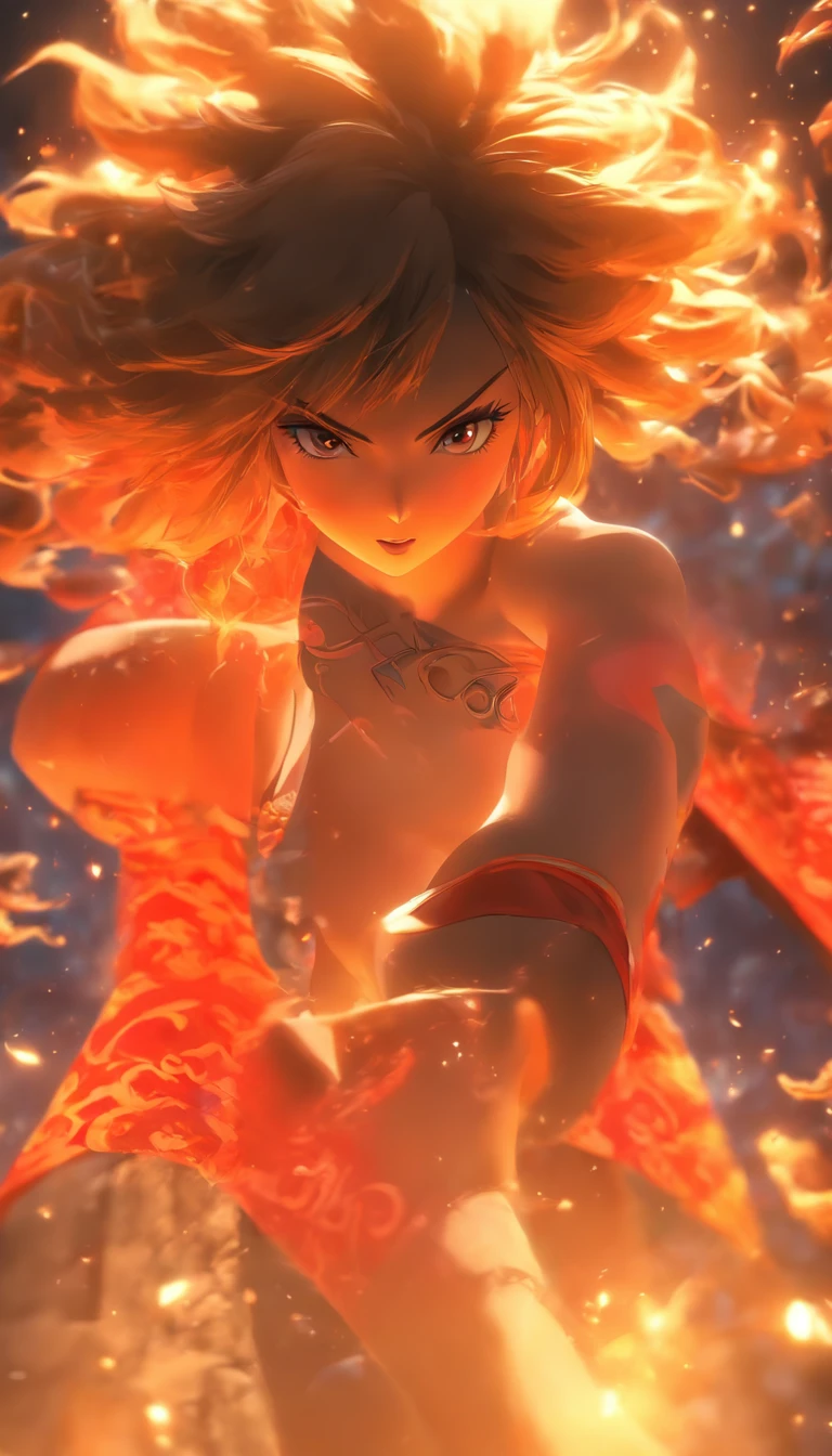epic art, fantasy, letterboxed, 1girl, solo, breasts, japanese_clothes, cleavage, looking_at_viewer, jacket_on_shoulders, lips, upper_body, haori, collarbone, large_breasts, "Photorealistic, Hyperrealistic, Hyperdetailed, analog style, soft lighting, subsurface scattering, realistic, heavy shadow, masterpiece, best quality, ultra realistic, 8k, golden ratio, Intricate, High Detail, film photography, soft focus", anime coloring, anime screencap, sweating, steaming body, fog