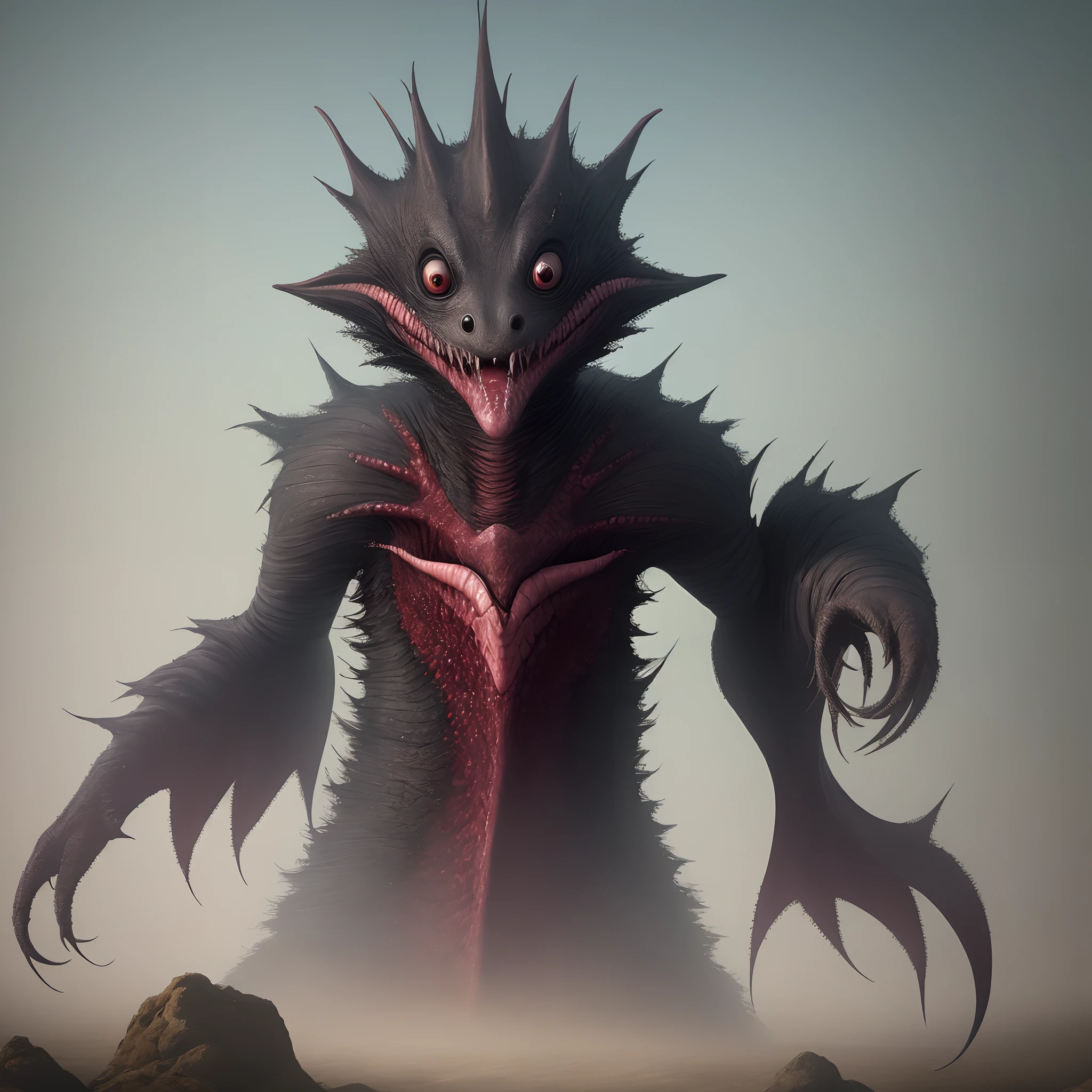 Terrifying strange creature
