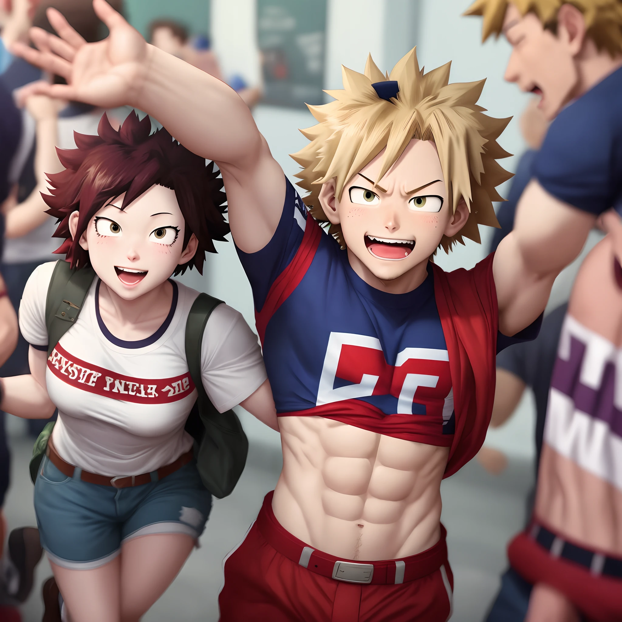 My hero academia at a frat party