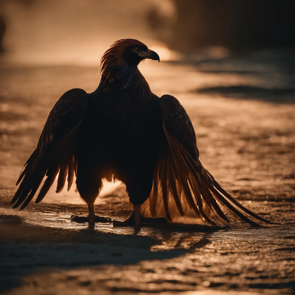 A phoenix reborn in the dark,8K,mito,shock,Nirvana,Son of the Phoenix