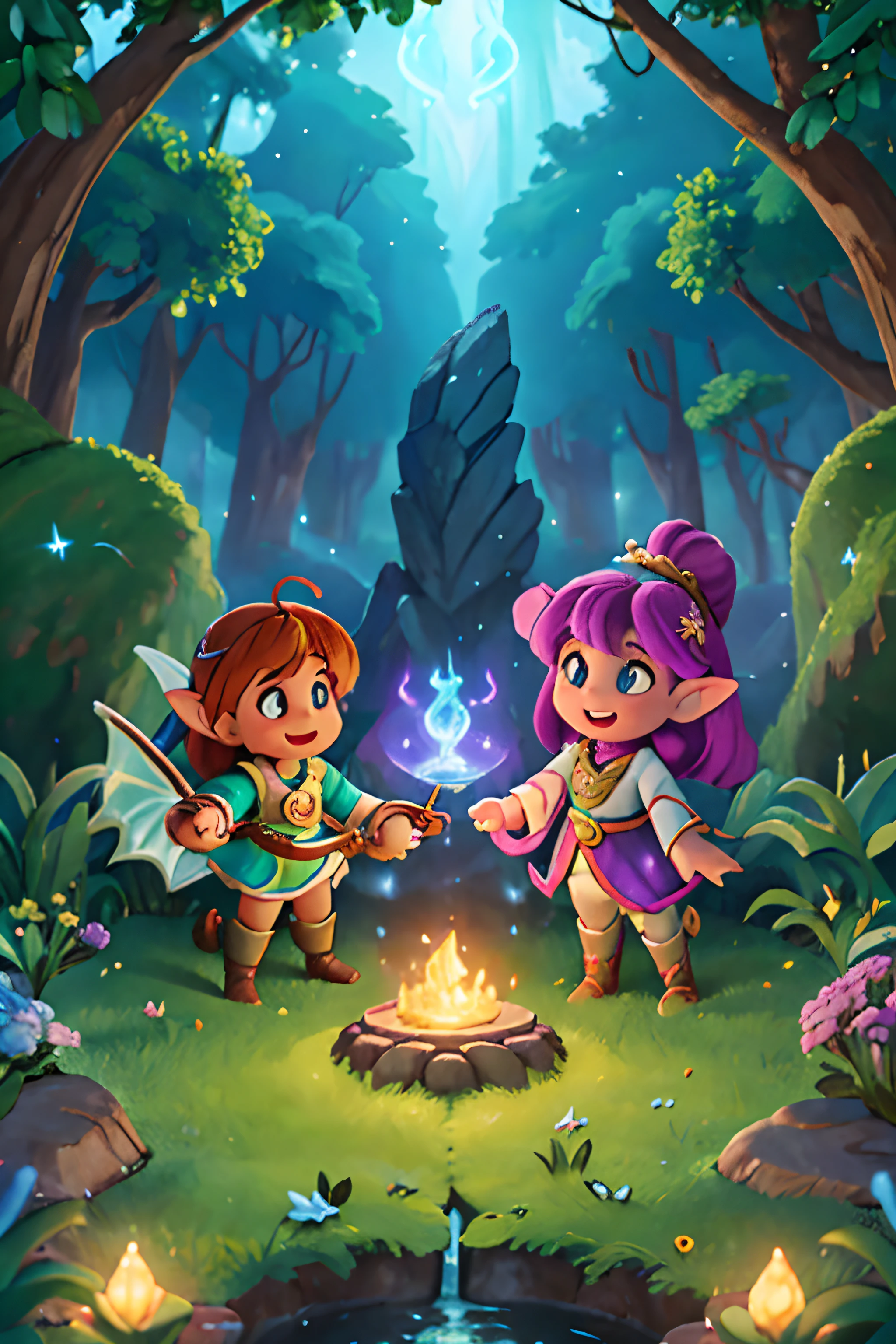 (best quality,4k,highres,masterpiece:1.2),ultra-detailed,realistic:1.37,A magical journey, shimmering with friendship and discovery,mystical atmosphere, vibrant colors, ethereal lighting, enchanting landscape, a group of friends, diverse and unique, exploring the Magical Seasons, each with their own special powers and abilities, a bond that cannot be broken, a magical force that unites them, secrets of the universe unveiled, ancient spells and potions, hidden treasures and mysteries waiting to be unraveled, magical creatures and mythical beasts, majestic dragons, graceful unicorns, mischievous fairies, serene waterfalls and blooming flowers, whispers of ancient legends, enchanting melodies filling the air, laughter and joy, heartwarming moments of connection and understanding, the power of science and knowledge, merging with the wonders of magic, unlocking the secrets of the universe, a celebration of the beauty and harmony of nature, the meeting point of fantasy and reality.