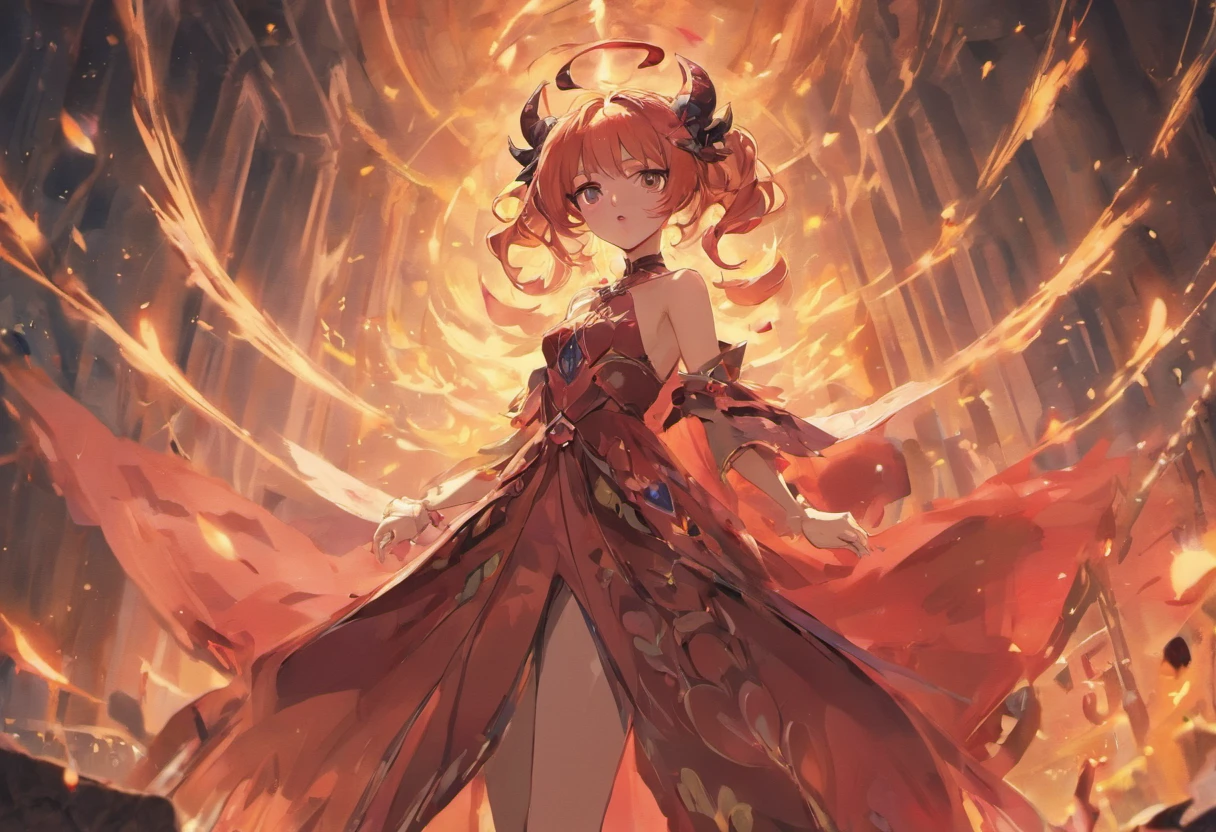 homem com um olhar louco nos olhos, lusting after a voluptuous and stunningly beautiful woman wearing a crooked dress, while a small red imp demon standing on his shoulder speaks in his ears provoking him to commit the sin of lust