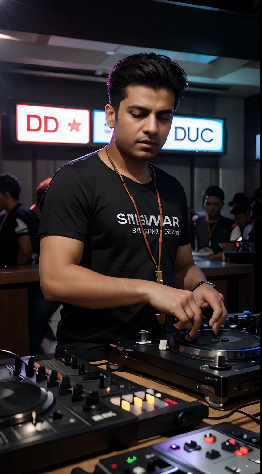 create realistic and real image orther of DJ ALOK