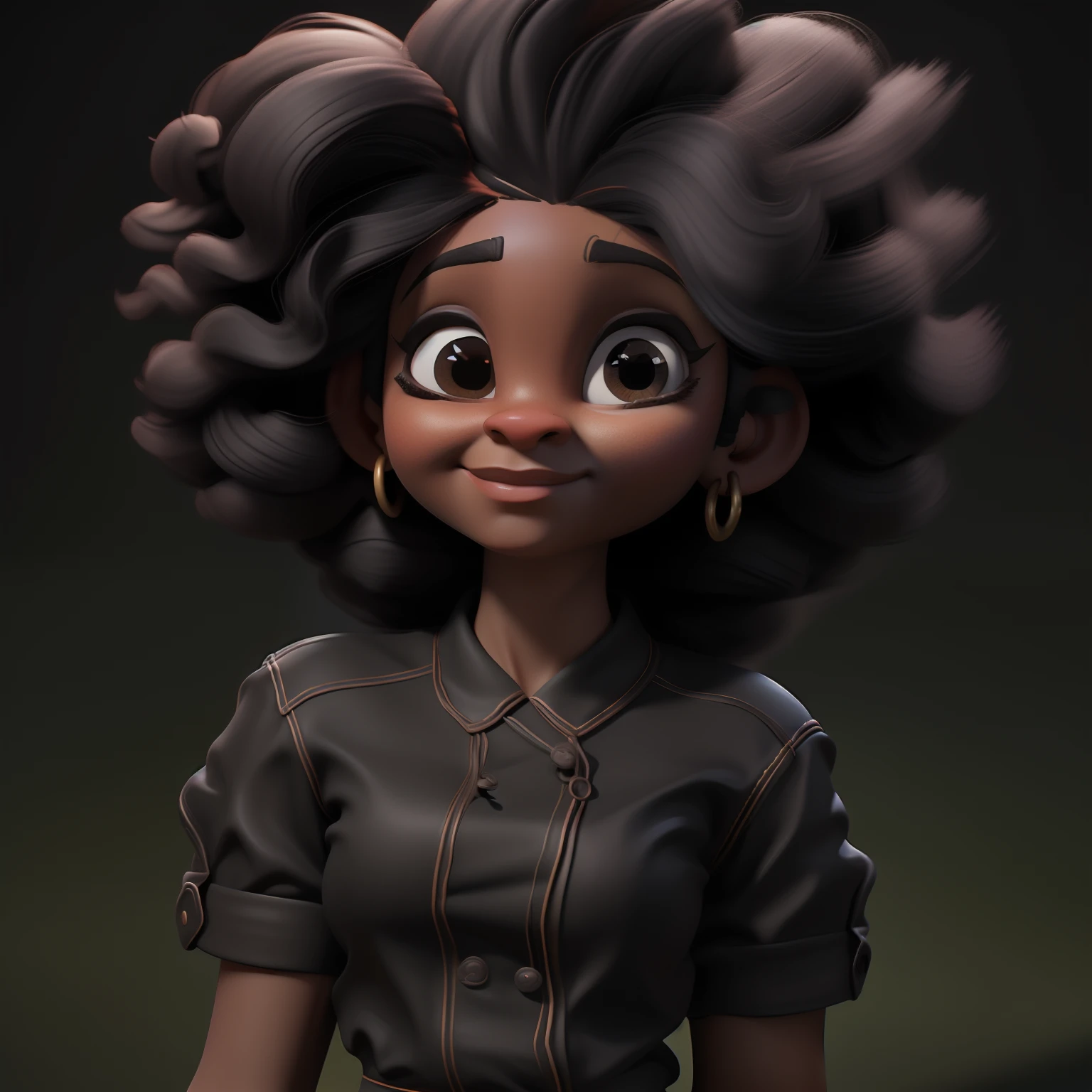 Chibi a couple of funny cartoon characters next to each other in (((3D))), cute smile, detailed affections, highly photographic rendering, (((chibi))) ,traditional afro boy-girl romance, light black coat, is the beginning of everything, handsome young man, in 3d, ghailan! --auto --s2