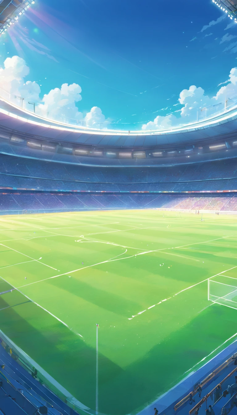 Illustration of football game background