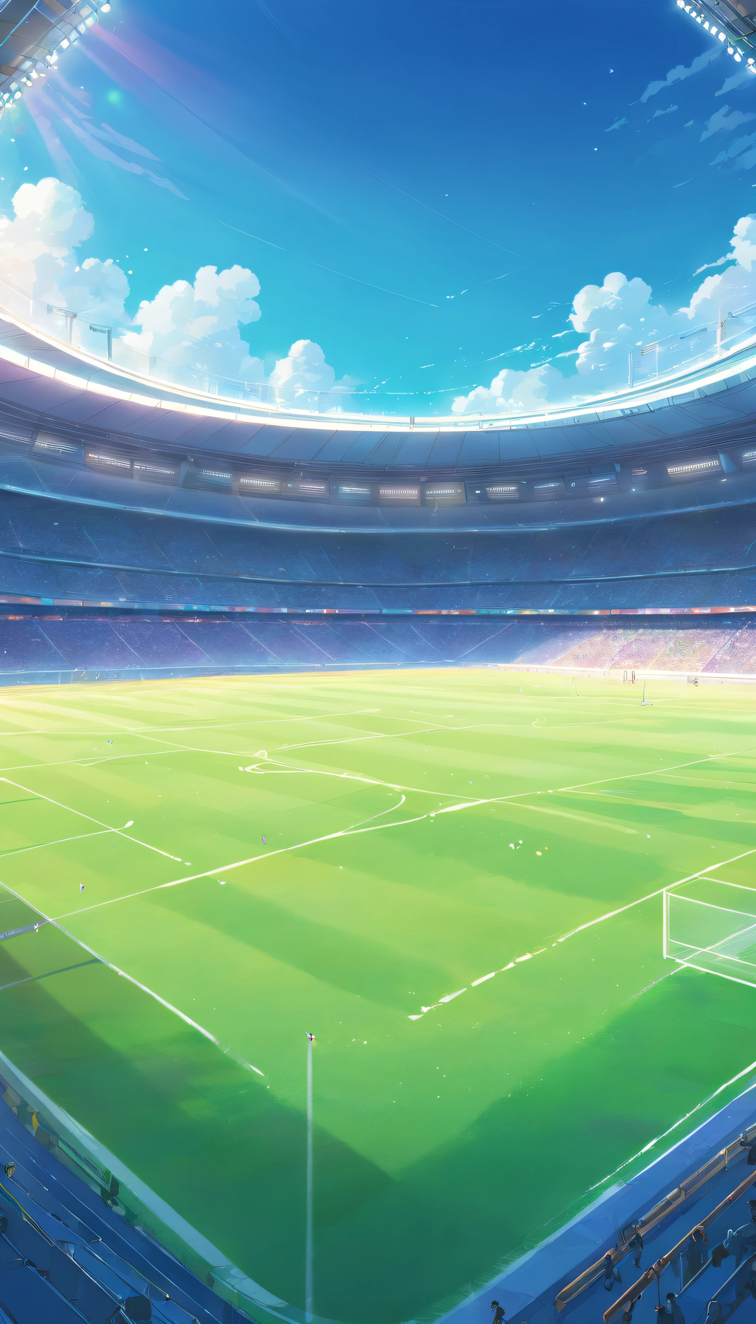 Illustration of football game background