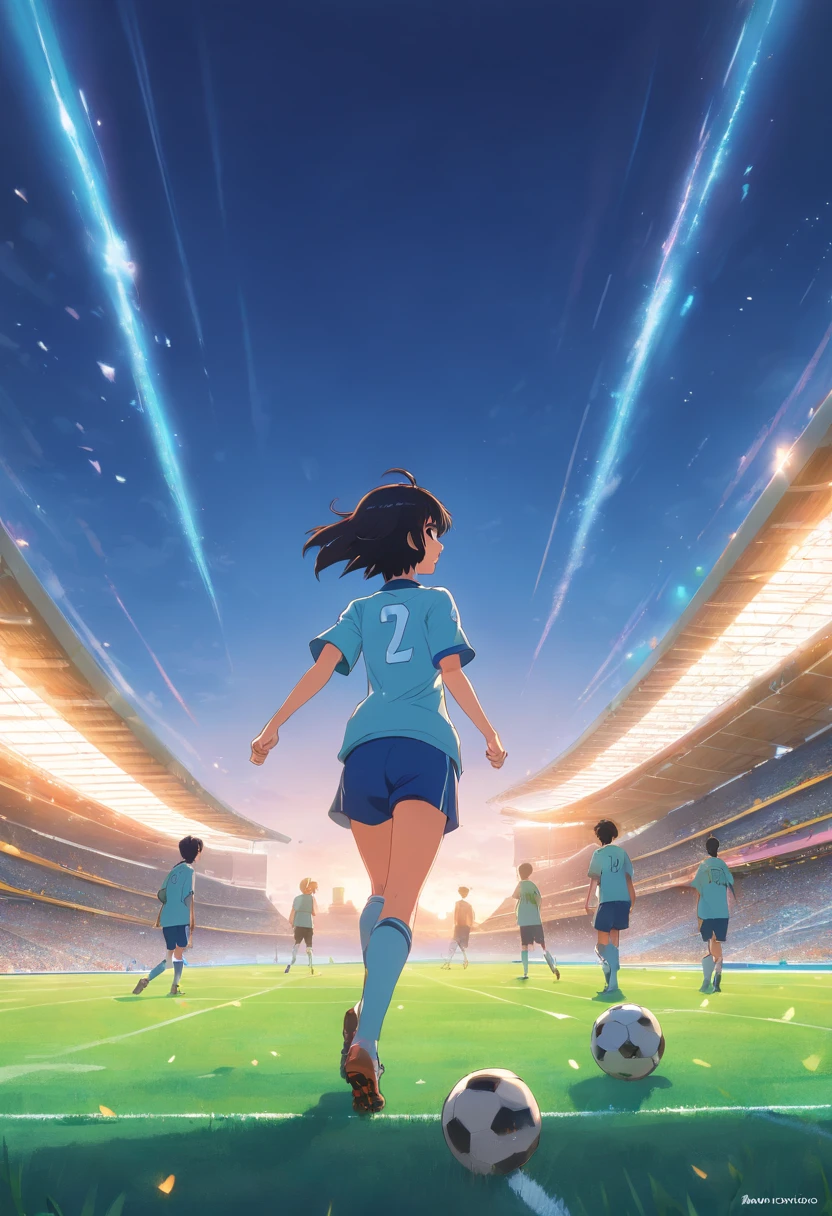 Crie fundo do jogo de futebol