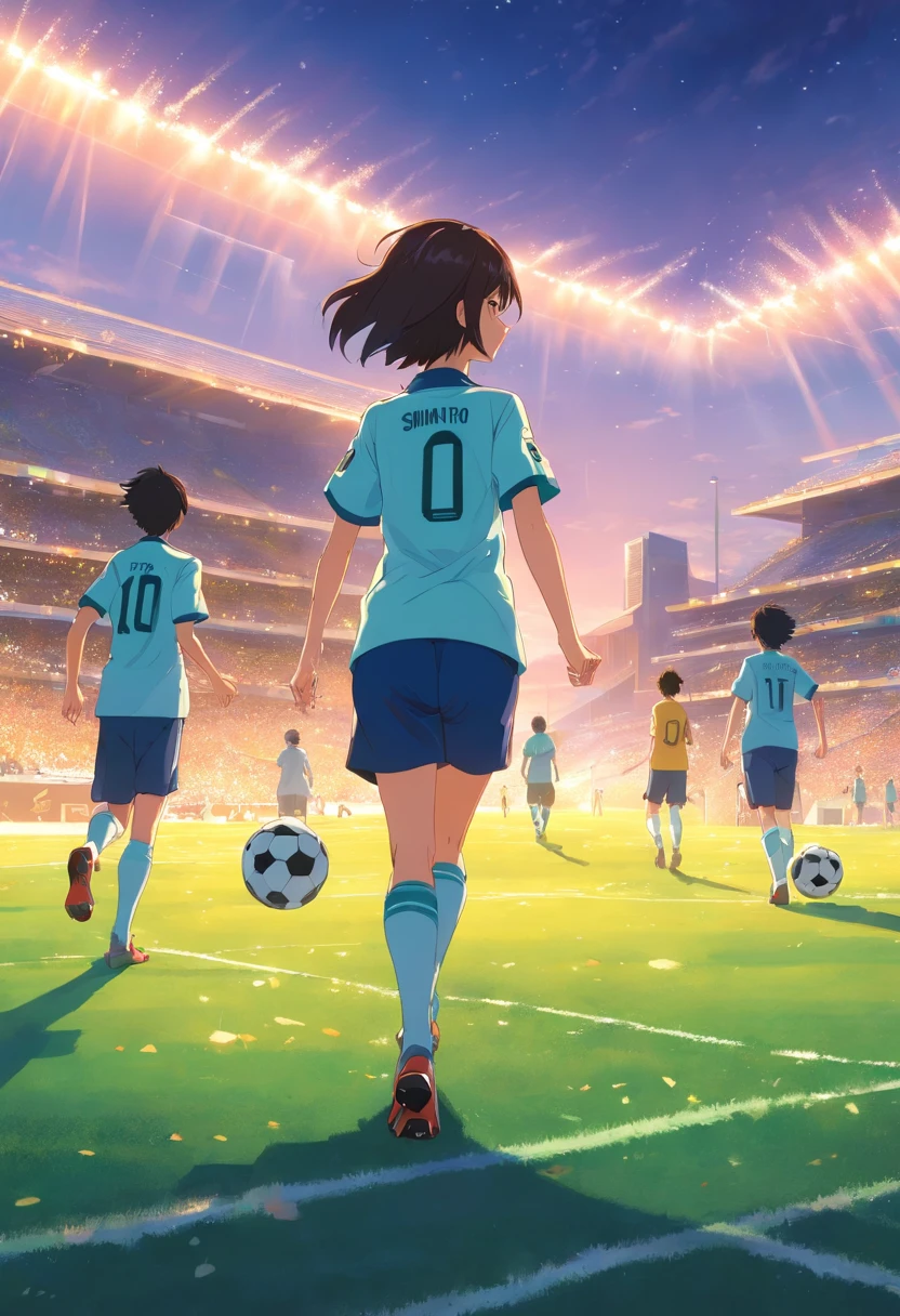 Crie fundo do jogo de futebol