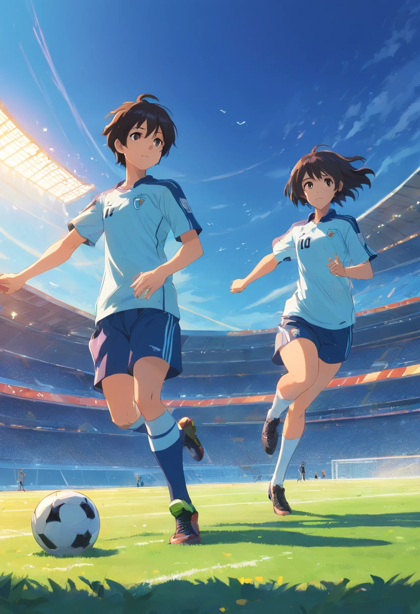 Crie fundo do jogo de futebol