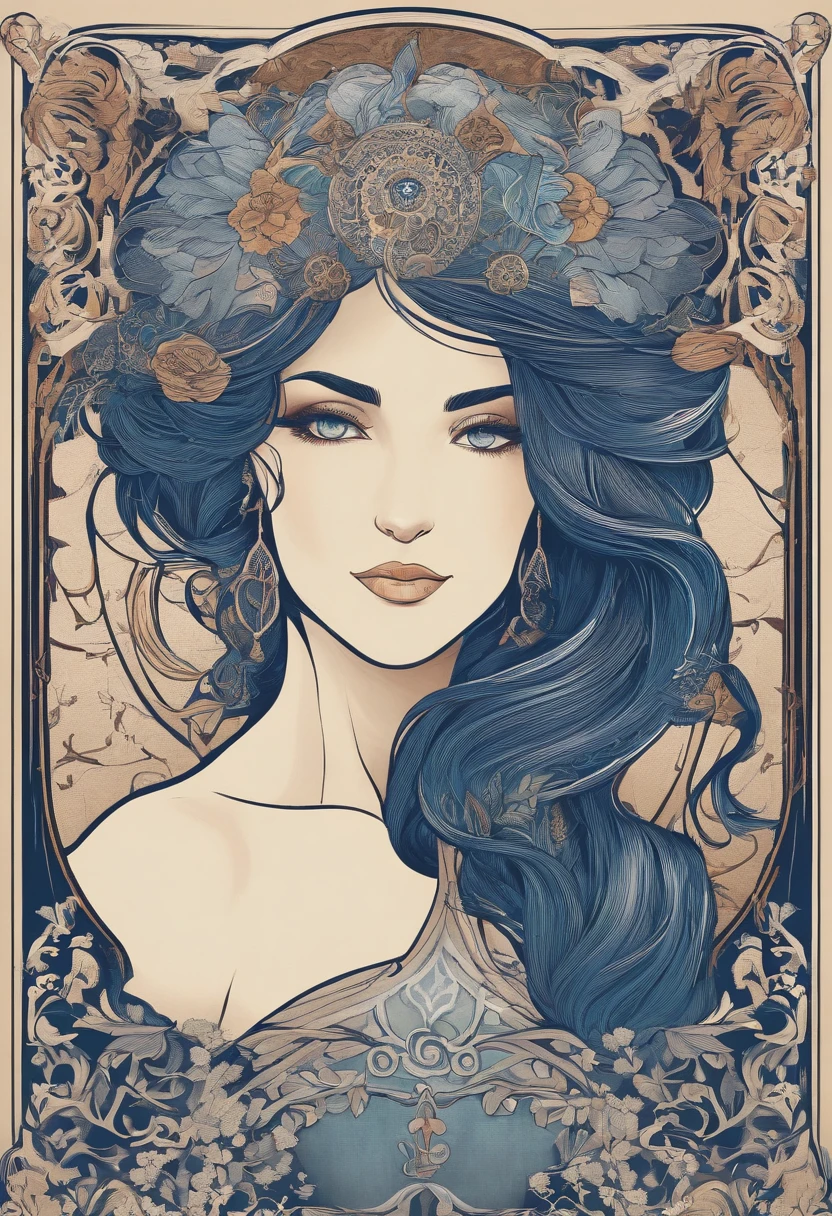 em 8k, She embodies perfection, garota de cabelos escuros pretos, witcher, darkblue eyes, she's charming