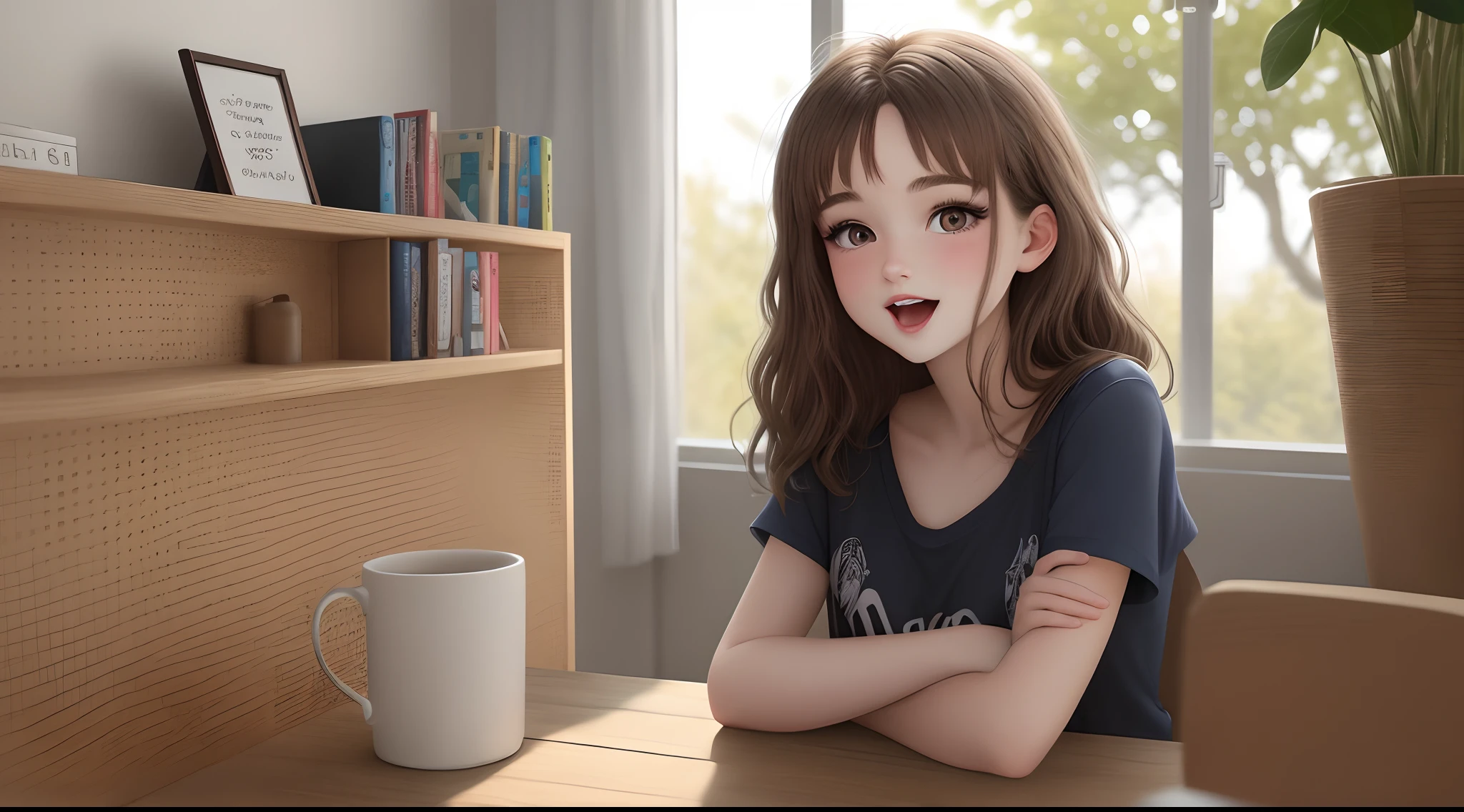 (masterpiece:1.2, Best quality), (very detailed:1.3), 1 girl, 10 , (I don&#39;t wear panties because it&#39;s uncomfortable), (red sweatshirt), backpack, to walk, frightened, Dark forest, Dark, night, Ghibli style