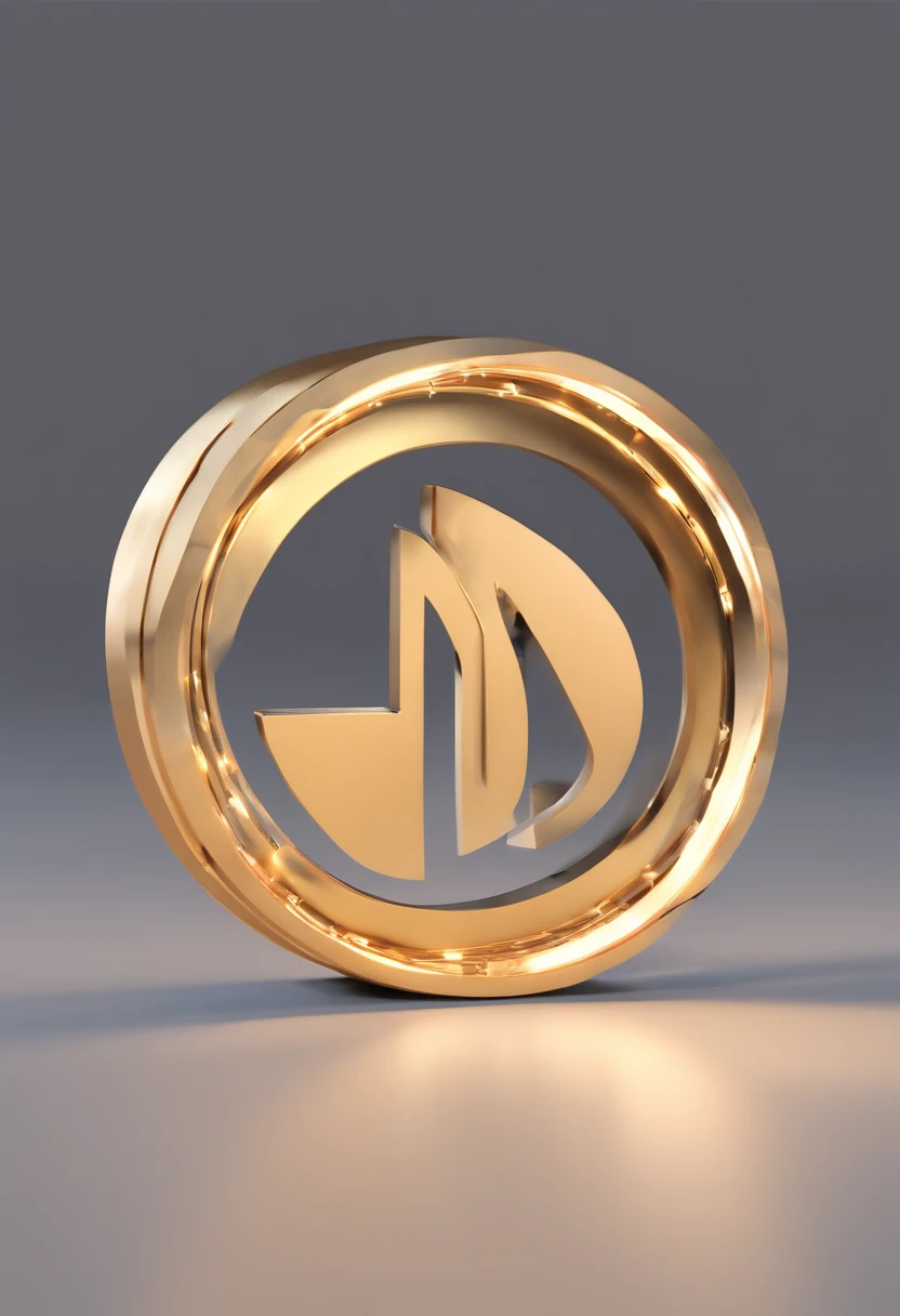 create a logo, a circle, with the capital letter N.T in the middle