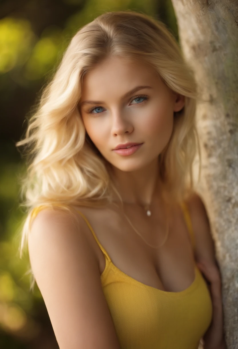 Blonde girl masturbating