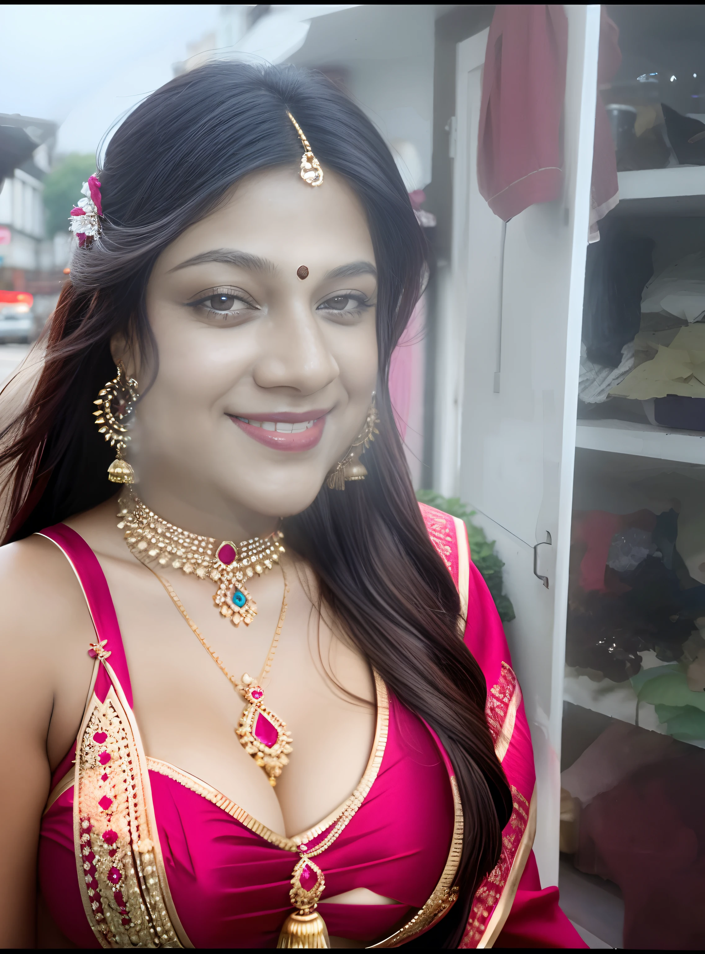 hot boobs, Indian jewelry, looks gorgeous pretty, Indian goodness, sexy hair style, busy street in UK