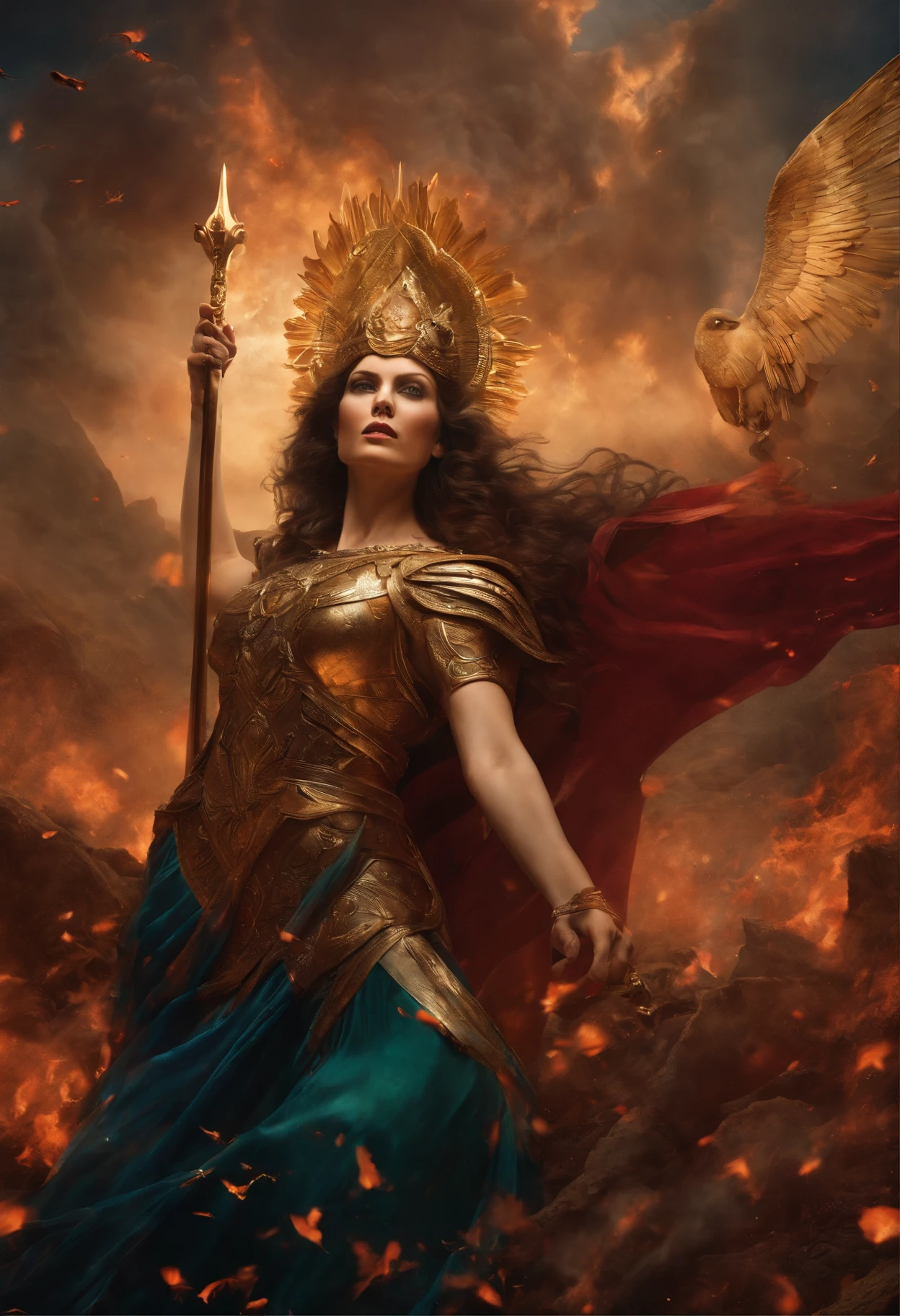 goddess minerva making war