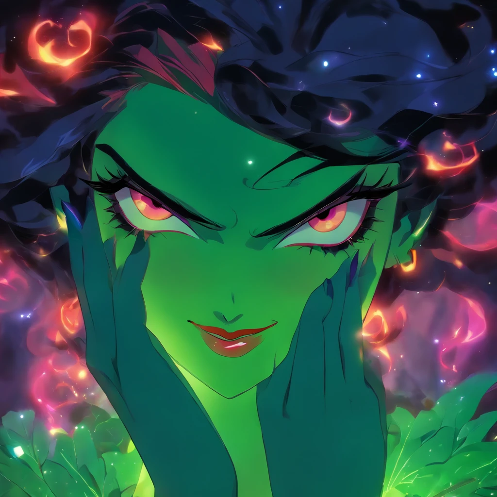 (best quality,4k,8k,highres,masterpiece:1.2),ultra-detailed,(realistic,photorealistic,photo-realistic:1.37),sexy demoness with demon wings,green flames,sharp focus,vivid colors,portraits,details,flawless skin,long flowing hair,glowing red eyes,powerful aura,intense gaze,dark and mysterious background,demonic horns,striking makeup,intertwining smoke,delicate feathers,dark and seductive,ethereal beauty,sensual curves,tempting smile,enchanting presence,goddess-like figure,demonic elegance,sultry atmosphere,exquisite details on the wings and horns,alluring and mysterious expression,mesmerizing and captivating,subtle smoky effect,fiery and vibrant green flames,shadows and highlights,perfectly groomed eyebrows,smoky eye makeup,full and glossy lips,gorgeous and striking appearance,confident and empowered pose,graceful and confident posture,ominous and magical,glamorous and enchanting,transformation and temptation,dark and seductive powers,commanding and captivating personality,lit by dramatic lighting,dramatic and intense colors,fierce and compelling gaze,evil yet alluring,creature of darkness with an irresistible charm,seductive smile amidst the chaos,dark energy emanating from her,supernatural beauty,mesmerizing and otherworldly,alluring temptress with a touch of danger,enchanted by her presence,immersed in an aura of darkness and desire,spellbinding and enthralling,glamorous and mysterious femme fatale,heart-stopping beauty with a hint of danger,entrancing and bewitching demeanour,exuding sensuality and power,ensnared by her irresistible allure,forbidden desires and untamed passion,drenched in the flames of desire,possessed by an irresistible and dark force,strong and captivating personality that demands attention and obedience,unleashing her inner demons with sheer elegance,ultimate seductress with an intimidating presence,her beauty and power can melt even the coldest hearts,green inferno consuming her, unleashing her true potential,leaving a trail of destruction and