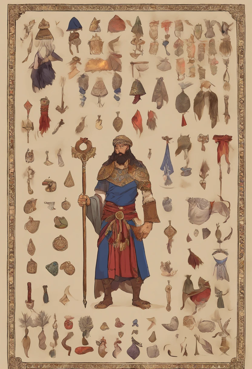 egipcian, roupa de camponeses, Tokens