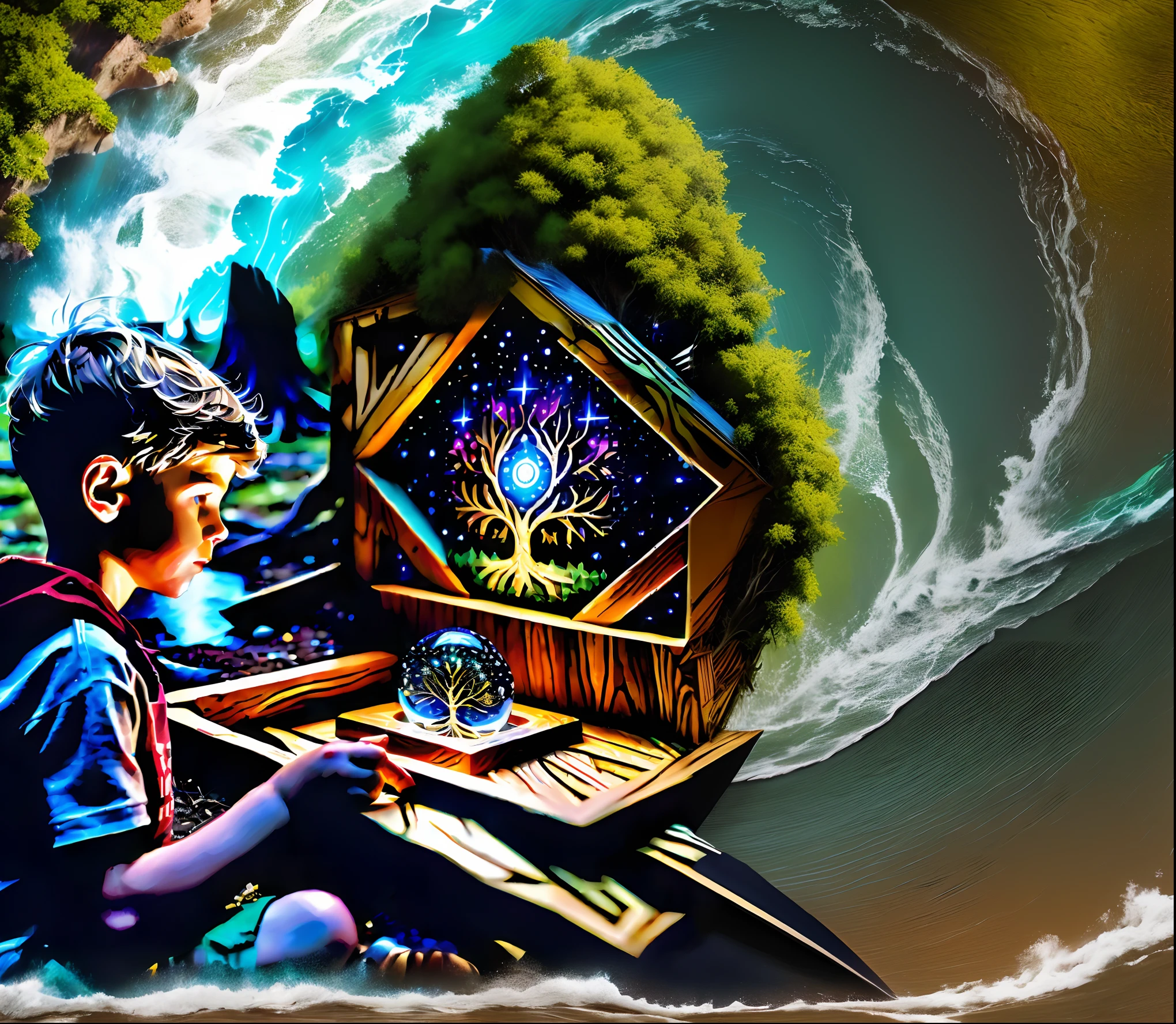 reimagine o ambiente a sua volta