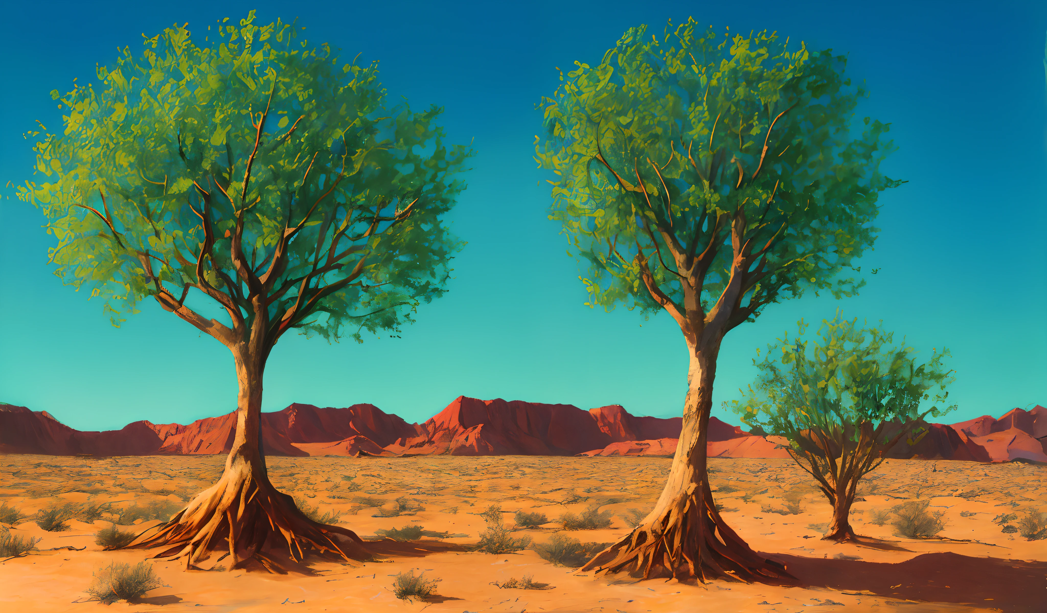 Tree in the desert