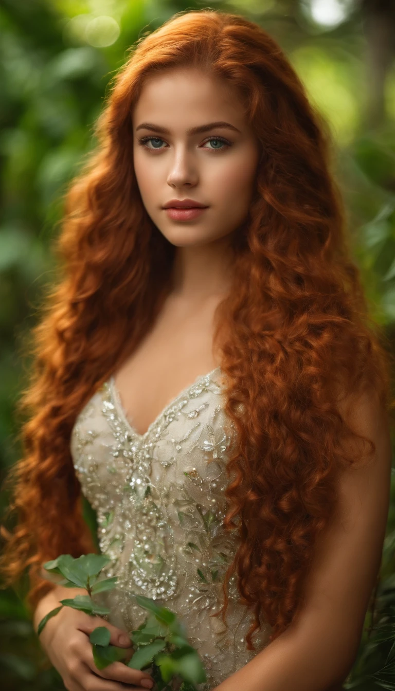 Uma adolescente de 18 anos, ruiva, da pele branca, totalmente nua , na escola, High resolution and detail. Super gostosa
