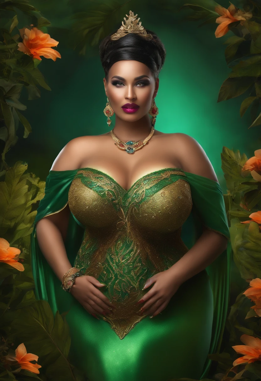 Grizuna, Goddess Of The Envy  ( gigantic breasts, heavy breasts, Curvy, wet silk)