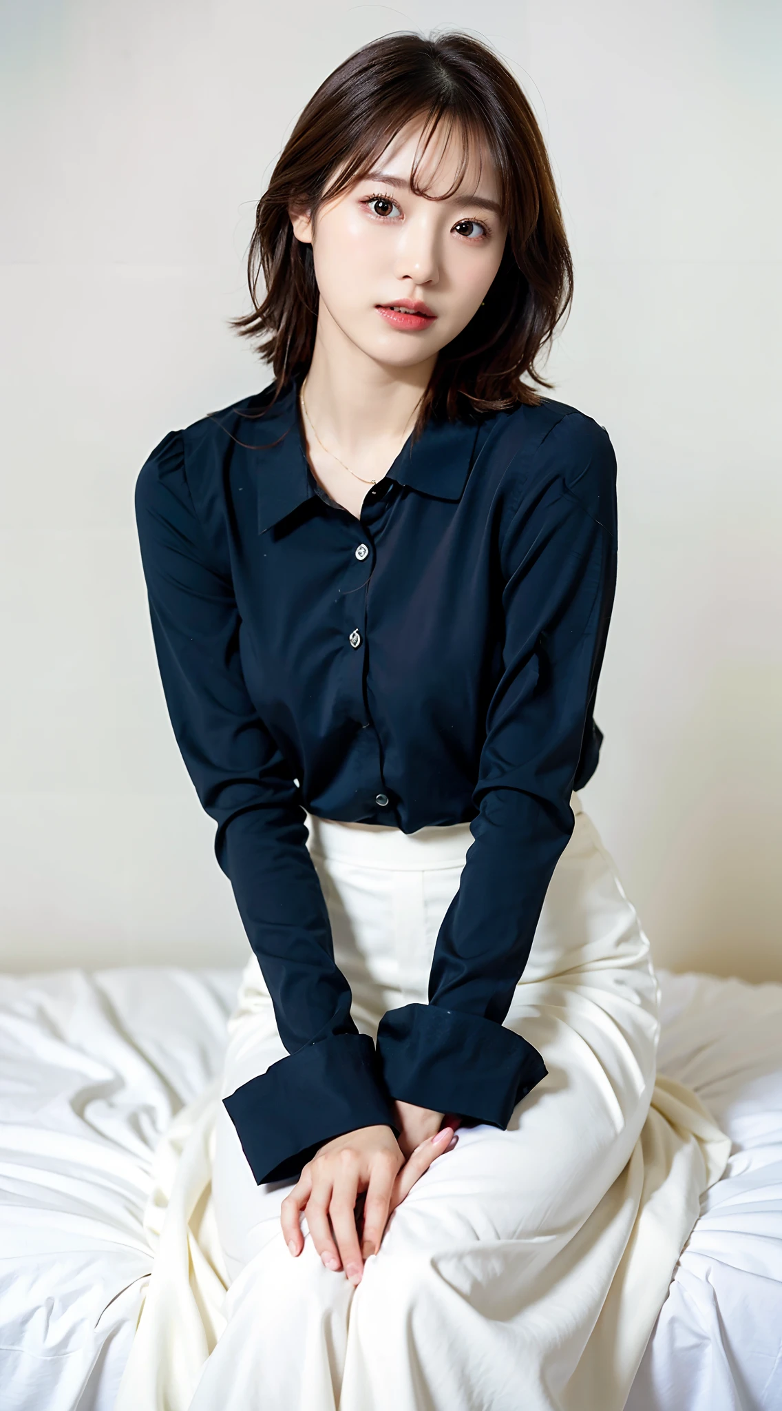 short-hair、White background