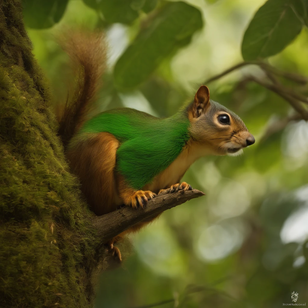 The Curupira is a fascinating creature from Brazilian folklore, known for its mischievous nature and its fierce protectiveness of the forest and its wildlife. It appears as a small, humanoid figure with vibrant, emerald-green skin that blends seamlessly with the lush foliage of the forest. Its eyes, a brilliant shade of gold, gleam with intelligence and curiosity.
This creature has wild, unruly hair made of leaves and vines, forming a natural crown atop its head. Its ears are pointed and elf-like, allowing it to hear even the faintest sounds of the forest. The Curupira's most distinctive feature is its feet, which are turned backward to confuse and mislead anyone trying to follow its tracks. Its feet appear rough, resembling tree bark, allowing it to blend in seamlessly with the forest floor.
The Curupira is often depicted bare-chested, showcasing its muscular yet lean physique. It carries a small bow made from sturdy branches and strings crafted from vines, and a quiver of arrows made from sharpened twigs and leaves. Its nimble fingers expertly handle its bow and arrows, displaying its prowess as a skilled archer.
With a mischievous grin on its face, the Curupira moves through the forest with unmatched agility, leaping effortlessly from tree to tree. It has an innate connection with the animals of the forest, often accompanied by a playful group of birds and squirrels that follow it wherever it goes. Its laughter, akin to the rustling of leaves and the chirping of birds, echoes through the trees, adding to the mystery and enchantment surrounding this magical guardian of the forest.