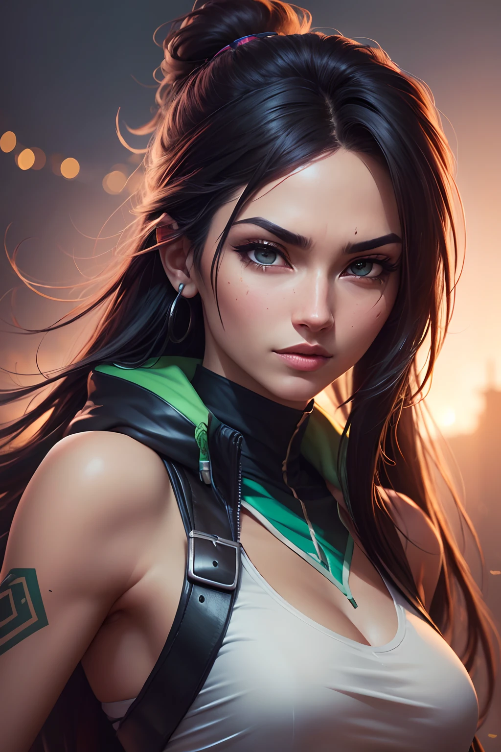 realistic akali, in doctor style, 8k resolution, (best quality: 1.1), (anatomically correct: 1.1), (perfect hand: 1.1 ), ( (Facial Detail: 1.3)), (Skin Detail), (Perfect Eyes), (Perfect Nose), (perfect hand fingers)