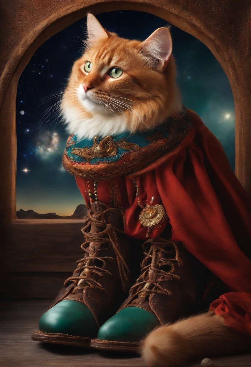Cat in boots,Space travelling,fortune teller