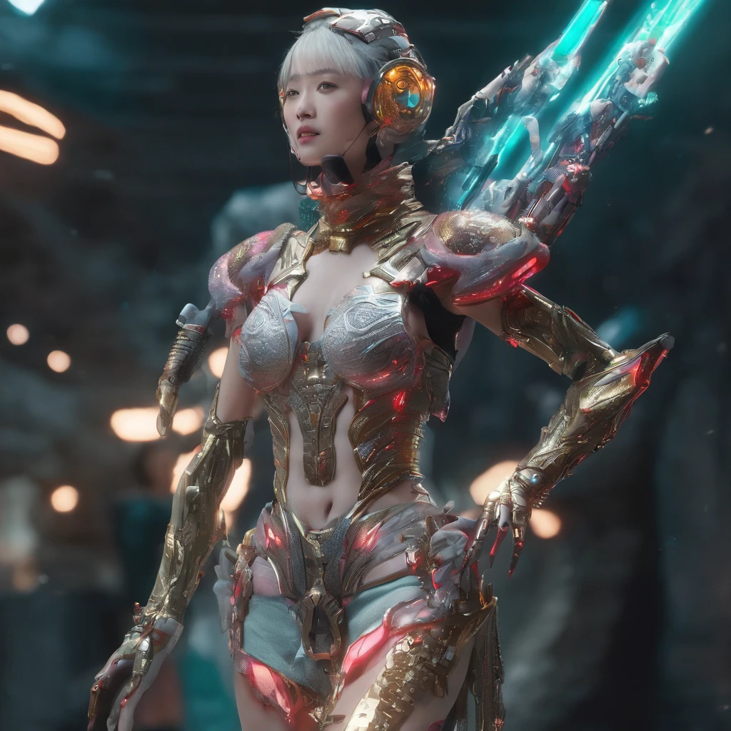 cinematic cgsociety,,Tropical canyon battle scene、Chinese big breasts、Quaint、three kingdom、ember、100 people、Telephoto vista(CG)、Intense CG battles、high detal、masuter piece、NSFW,Multi-layered long-sleeved gauze garment,Quick-drying vest,Linen sweater,Crocodile skin cape,golden shoulder pads, Silver hammer pattern cape, Burgundy body hair,Water vapor female spy,Shower buttocks green fruit milk jelly flat chest,Pine silk fish net knee brace space dance,Hexagonal prism,Put on a pineapple knife sprinkled with gold,extremely happy,Zhou Dongyu(Tropical canyon battle scene)((Scenes))(Extremely detailed Cg Unity 8K wallpaper,Masterpiece, Best quality, Ultra-detailed)He played Huang Yaoshi in the movie,